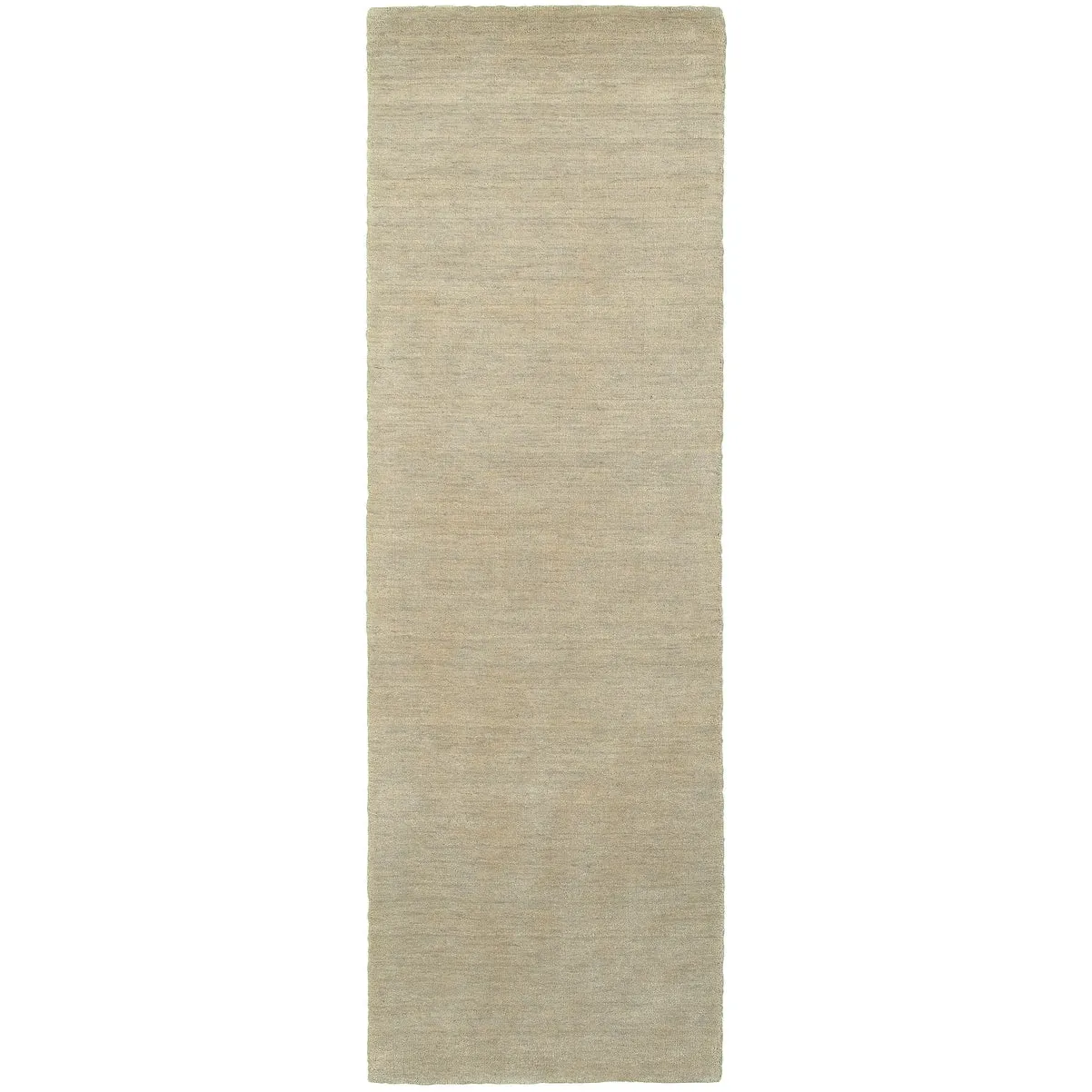 Style Haven Heathered Solid Hand-crafted Plush Wool Area Rug