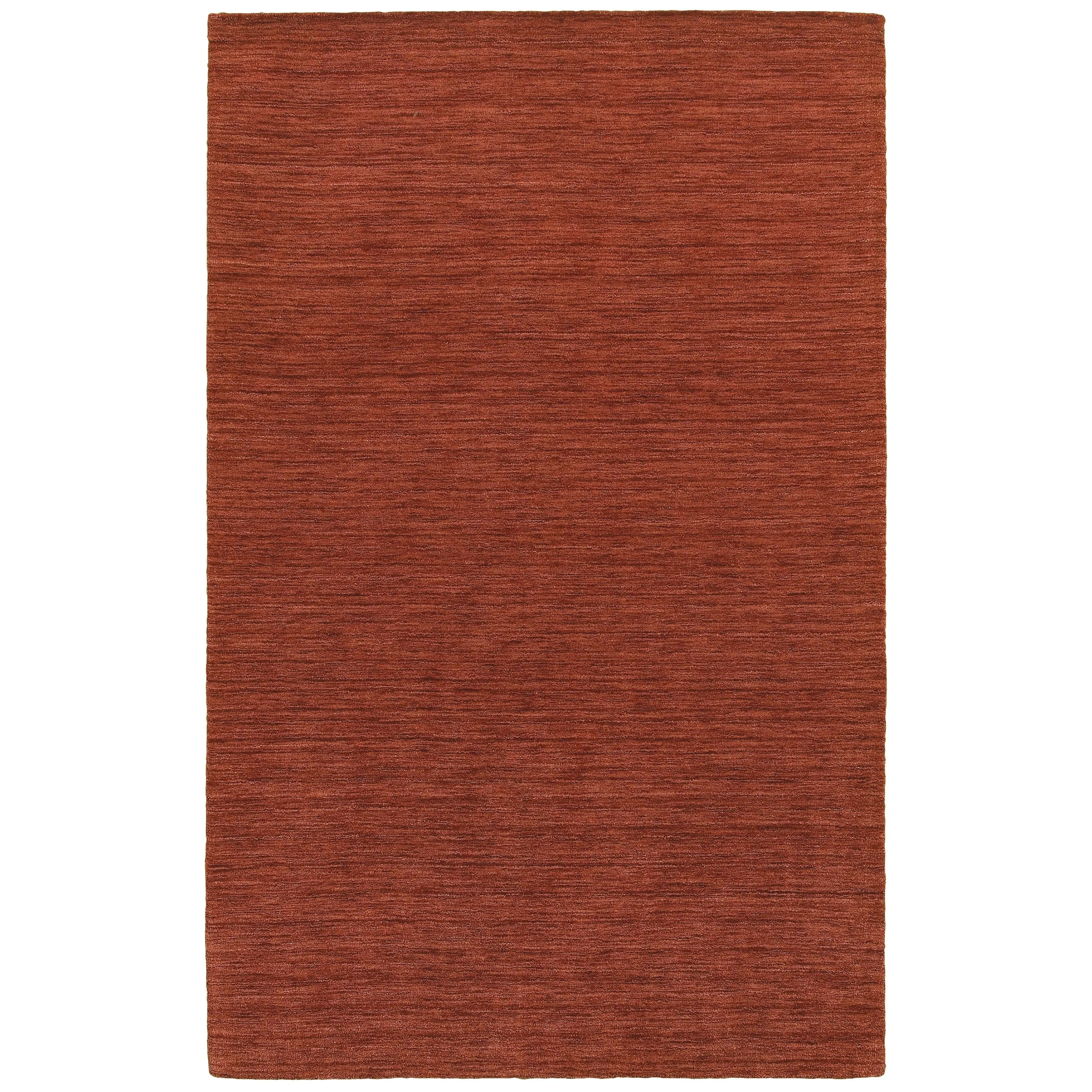 Style Haven Heathered Solid Hand-crafted Plush Wool Area Rug