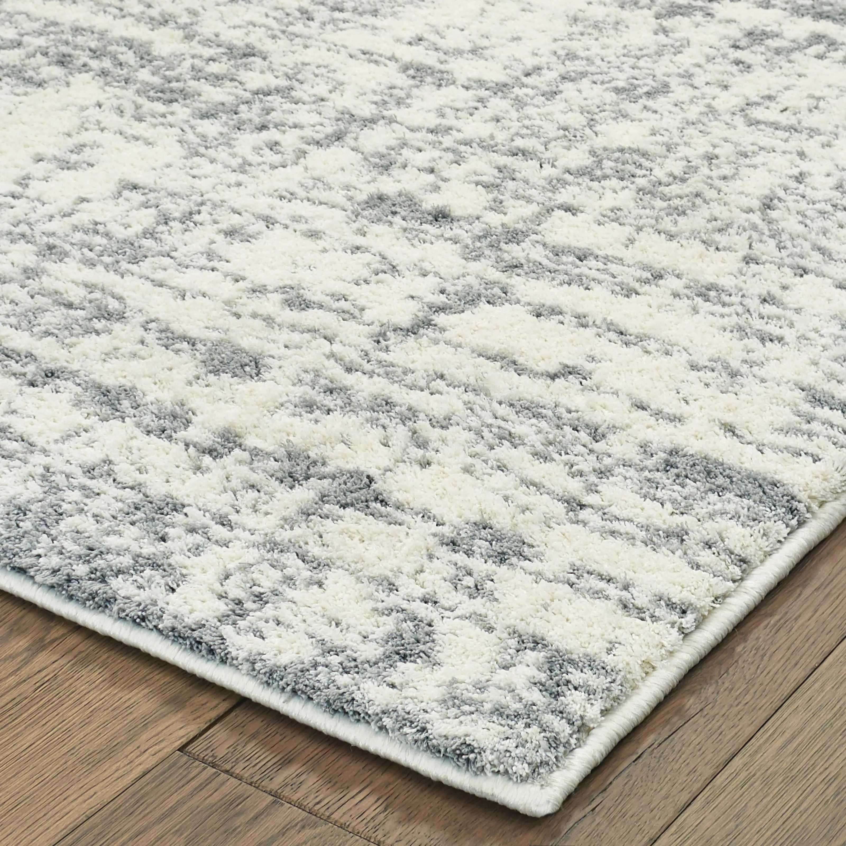 Style Haven Pilo Ivory and Taupe Distressed Area Rug