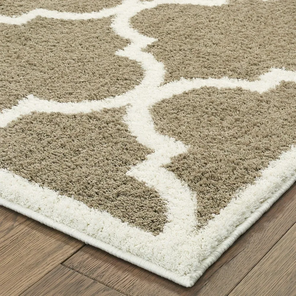 Style Haven Valentina Scallop Lattice Microfiber Area Rug