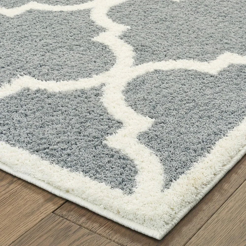 Style Haven Valentina Scallop Lattice Microfiber Area Rug