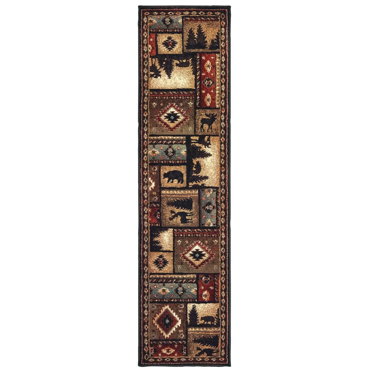 Style Haven Westley Lodge Patchwork Area Rug