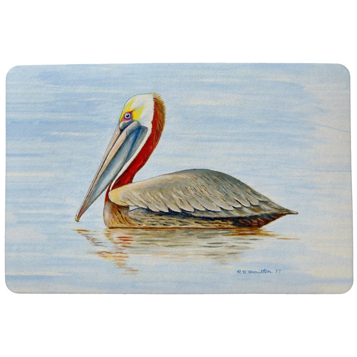 Summer Pelican Doormat 18x26