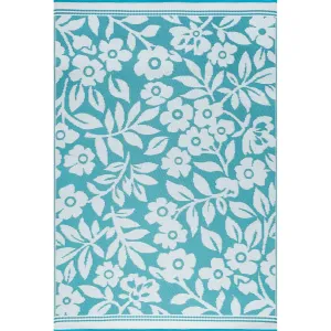 Sundown Beach Floral Indoor/Outdoor Area Rug
