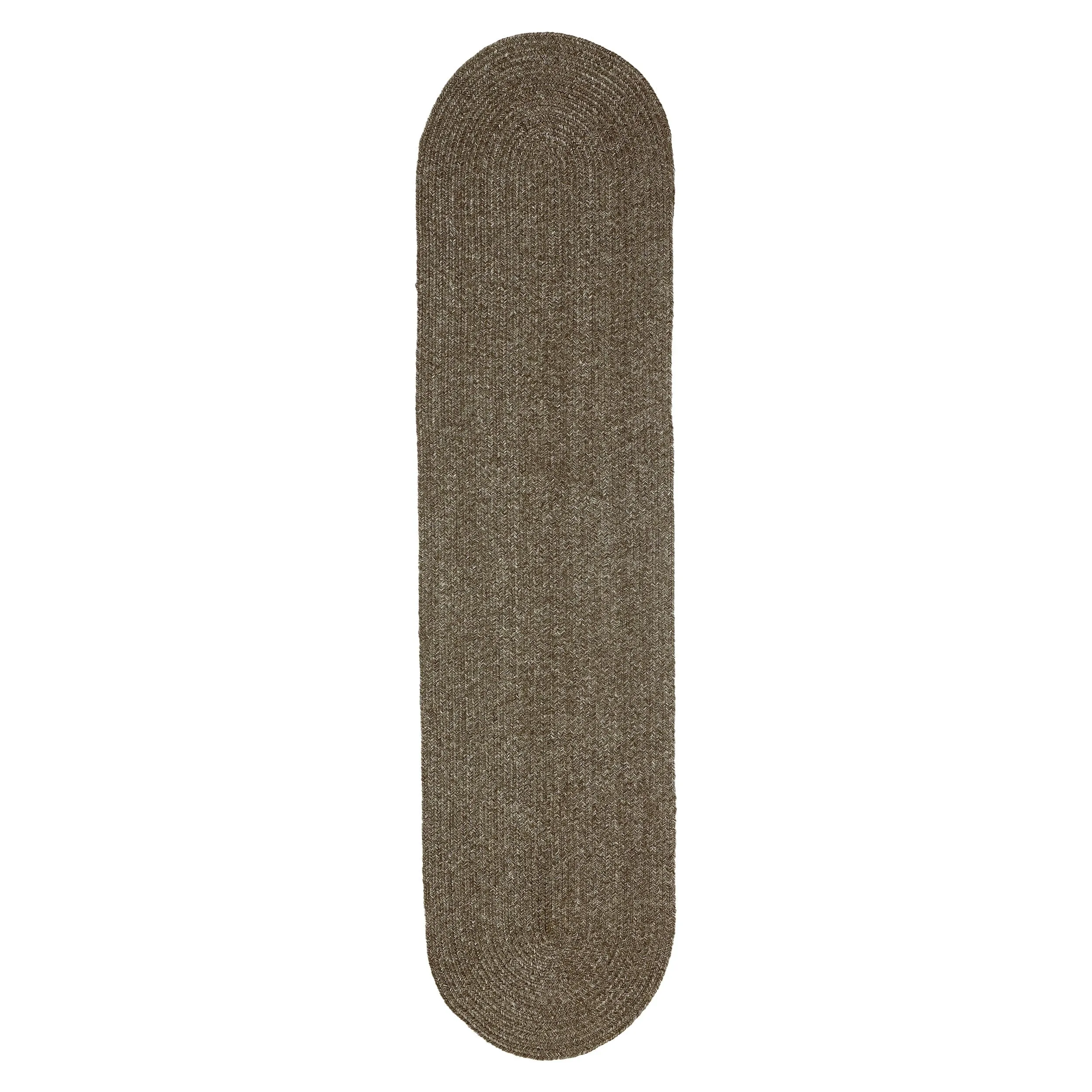 Superior Reversible Solid Modern Rustic Braided Indoor/ Outdoor Area Rug