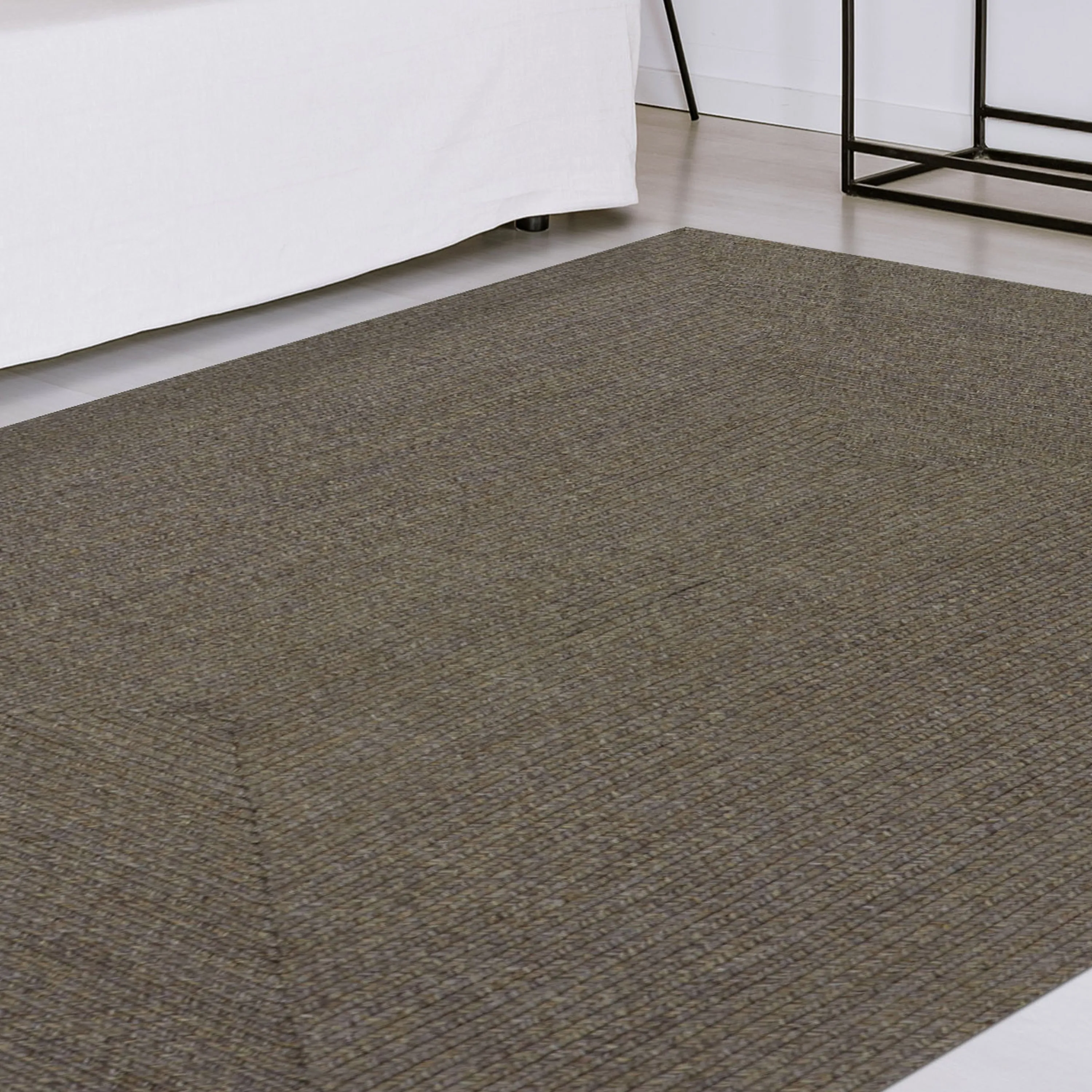 Superior Reversible Solid Modern Rustic Braided Indoor/ Outdoor Area Rug