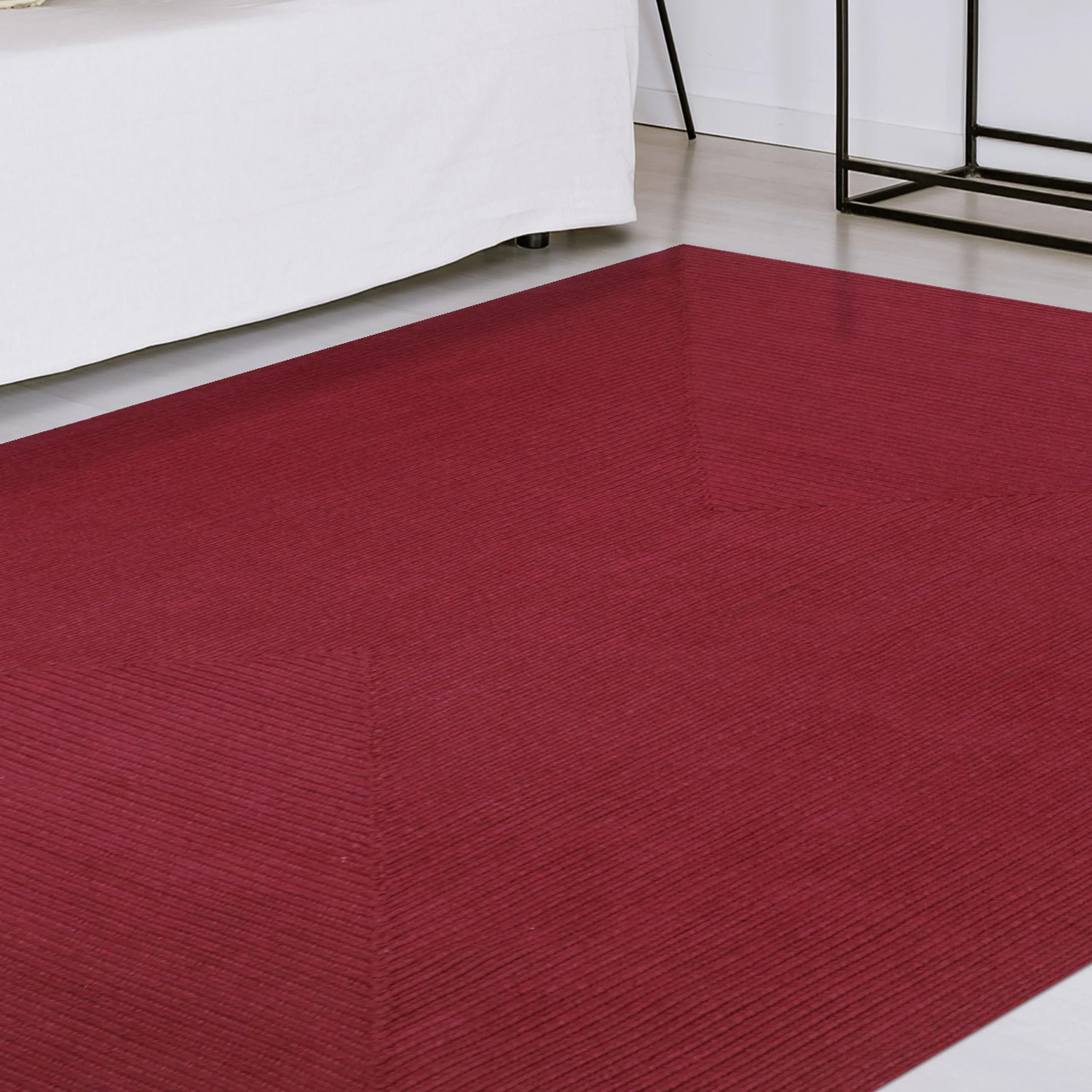 Superior Reversible Solid Modern Rustic Braided Indoor/ Outdoor Area Rug