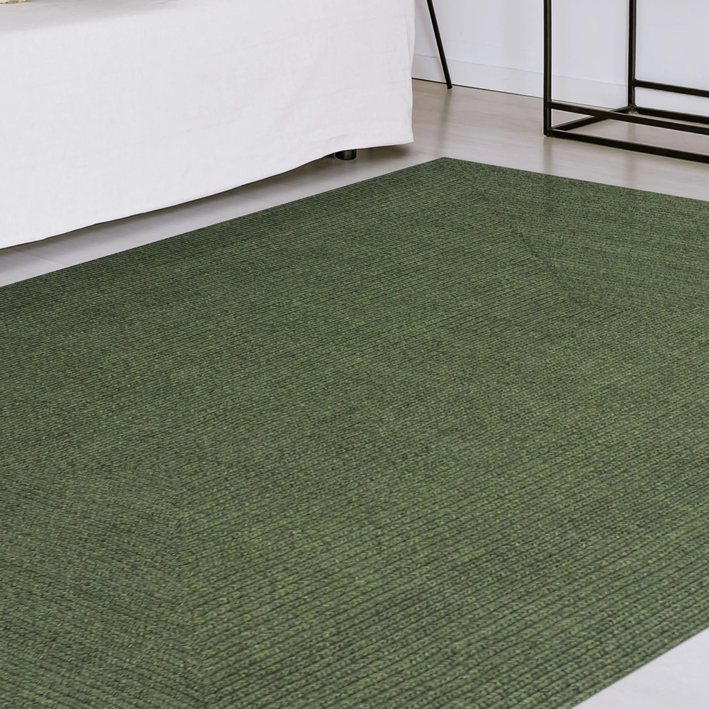Superior Reversible Solid Modern Rustic Braided Indoor/ Outdoor Area Rug