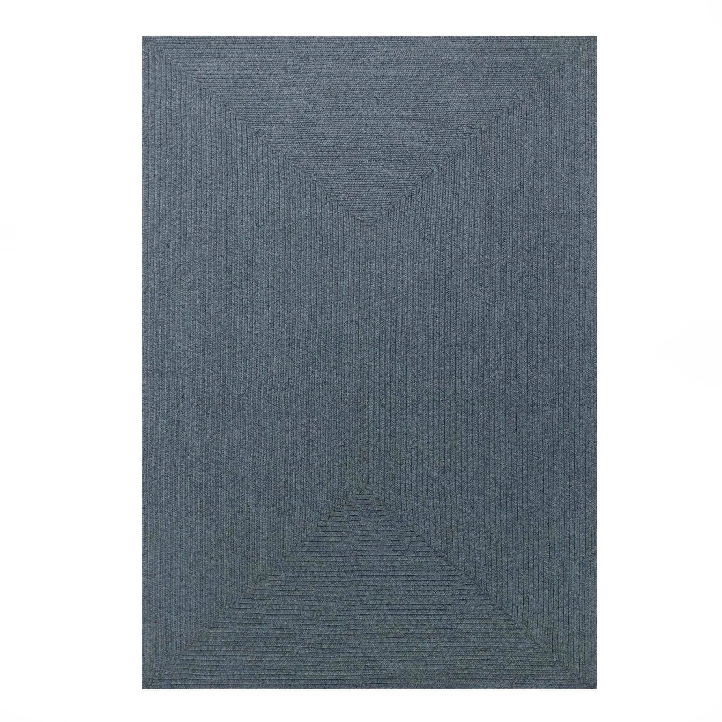 Superior Reversible Solid Modern Rustic Braided Indoor/ Outdoor Area Rug