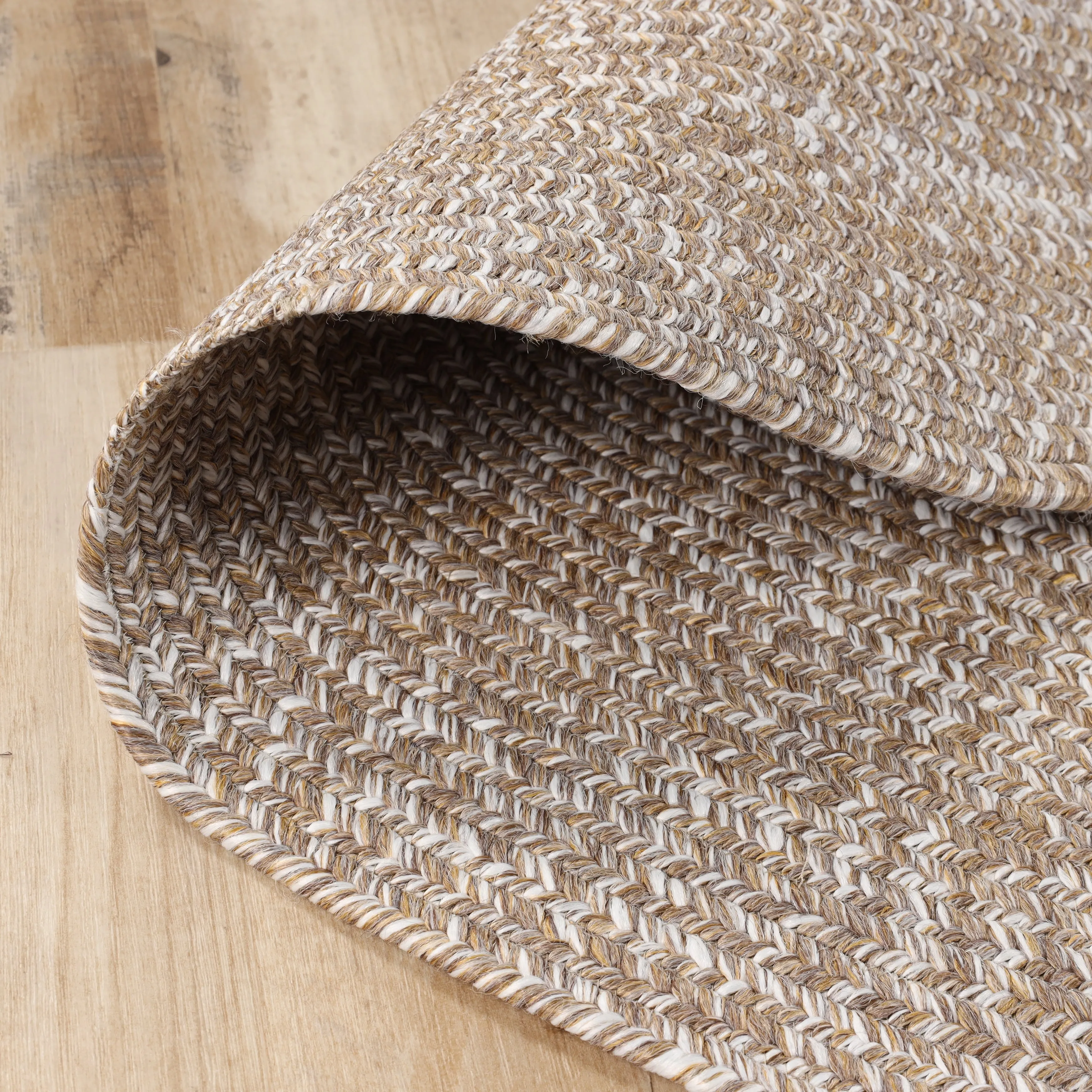Superior Reversible Solid Modern Rustic Braided Indoor/ Outdoor Area Rug