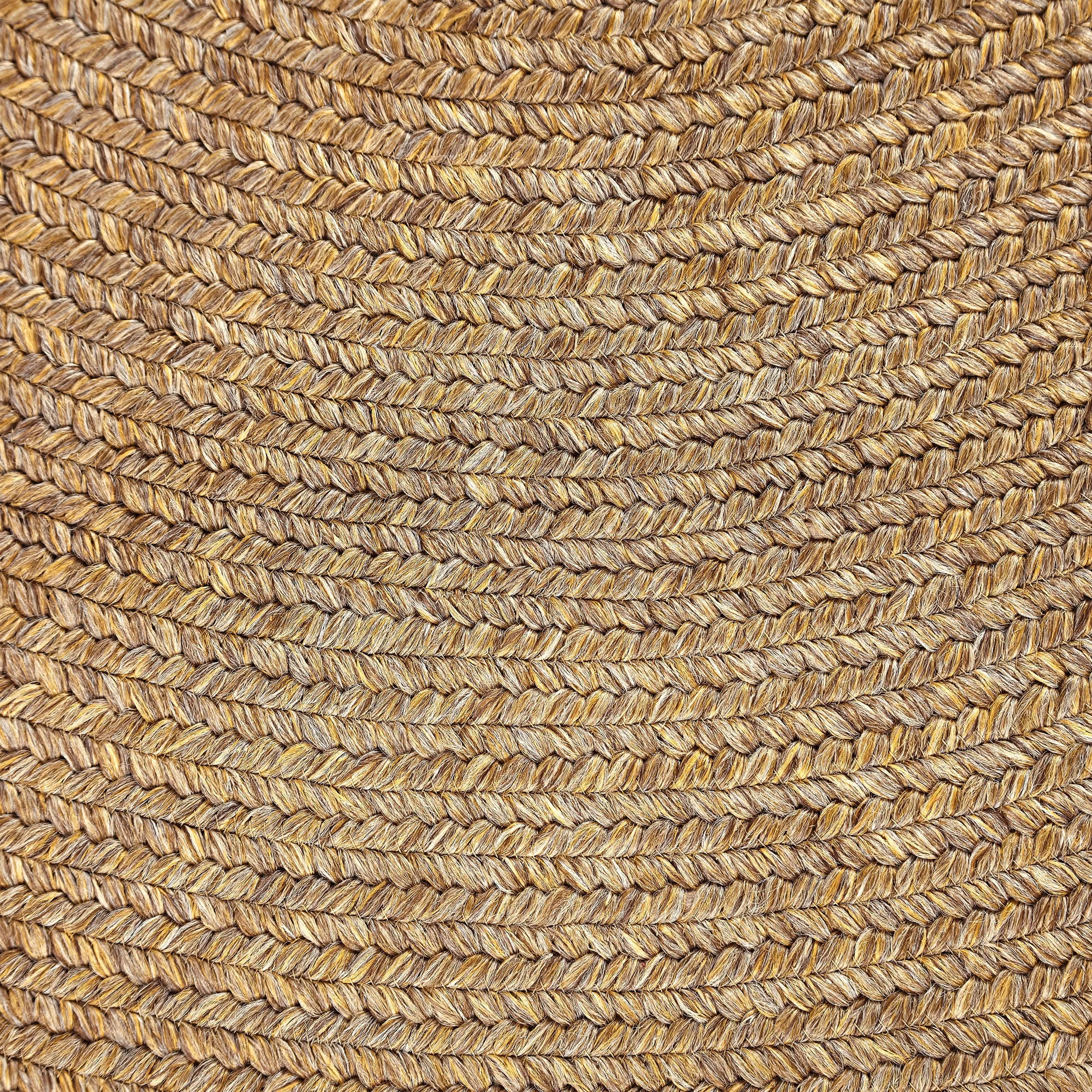 Superior Reversible Solid Modern Rustic Braided Indoor/ Outdoor Area Rug