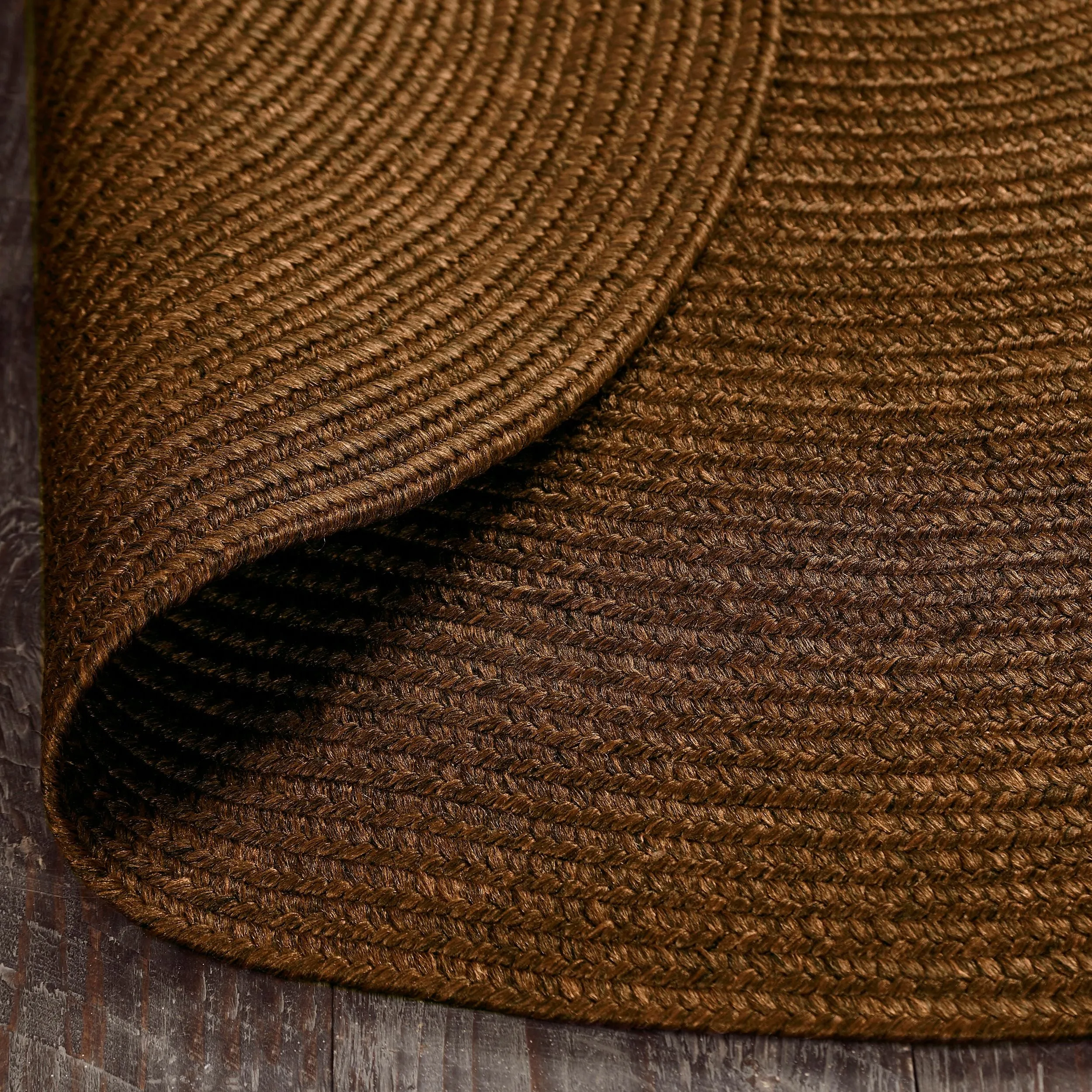Superior Reversible Solid Modern Rustic Braided Indoor/ Outdoor Area Rug