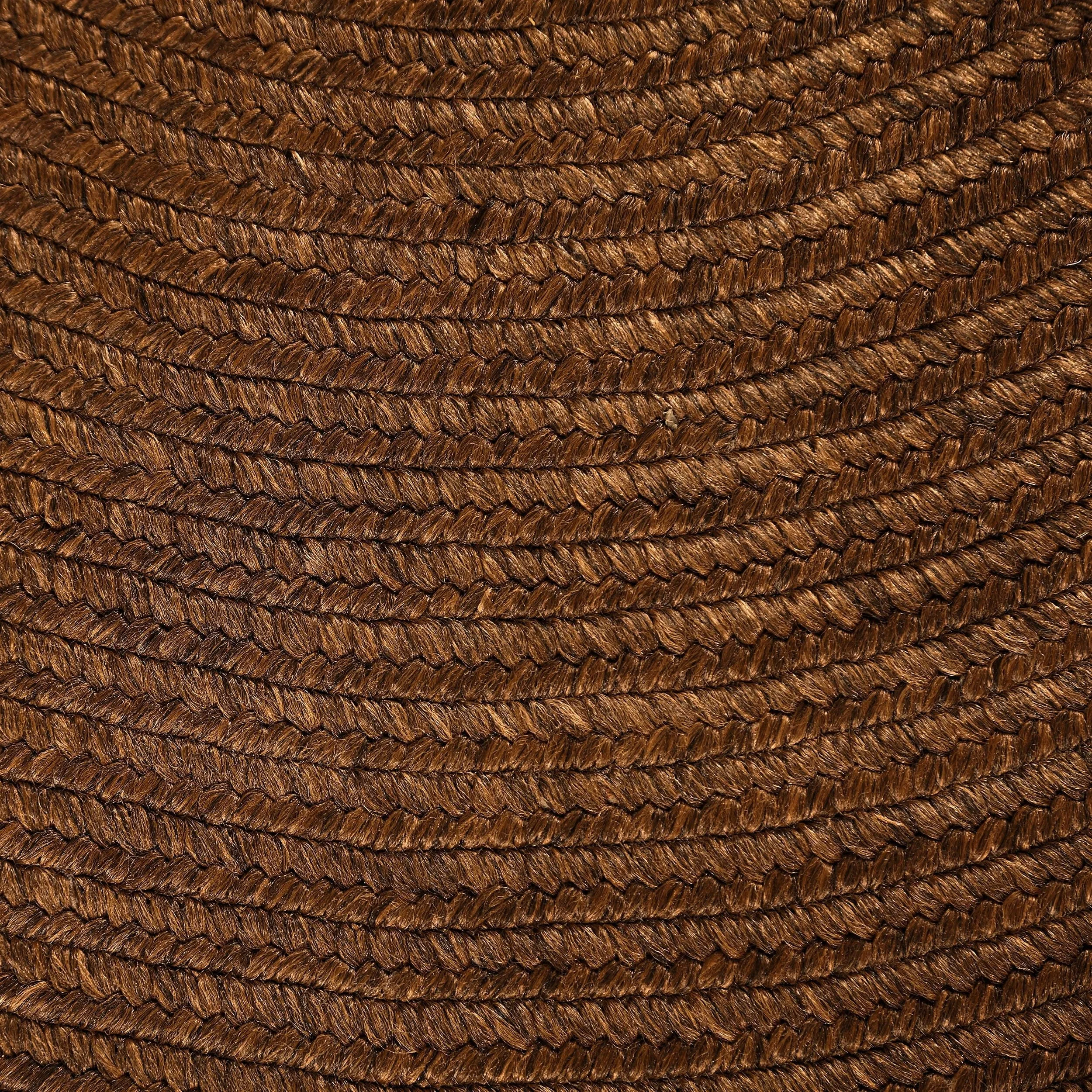 Superior Reversible Solid Modern Rustic Braided Indoor/ Outdoor Area Rug