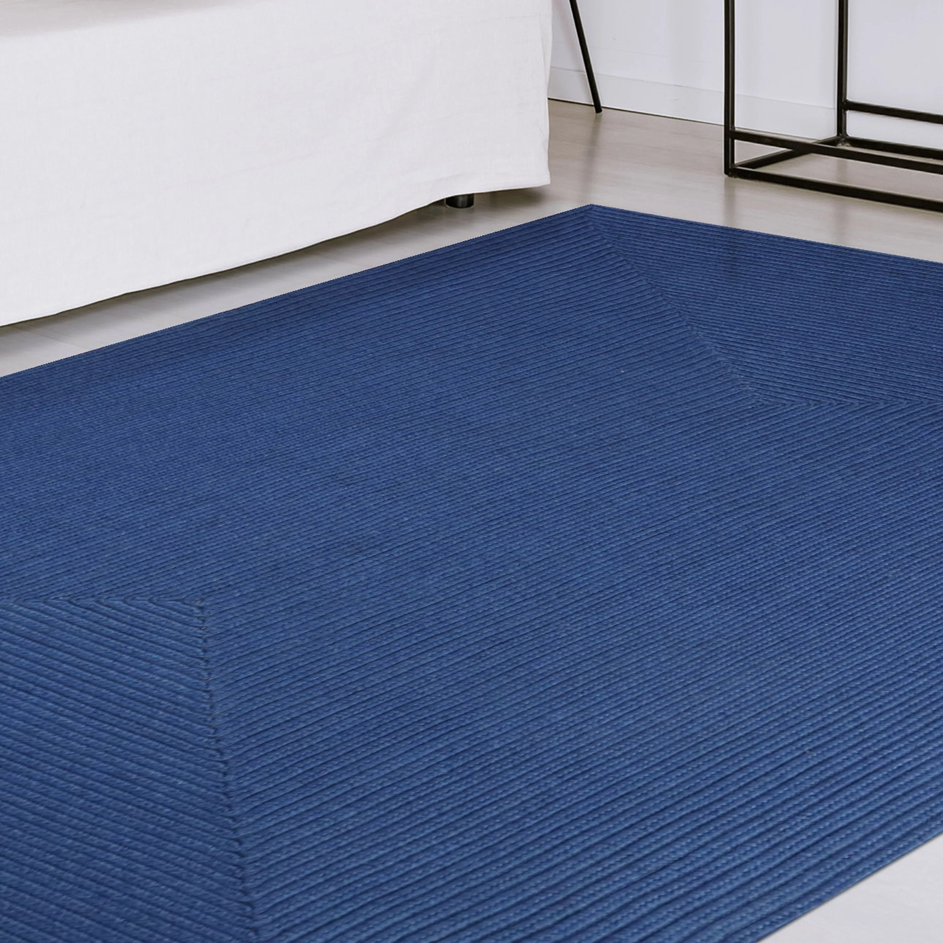 Superior Reversible Solid Modern Rustic Braided Indoor/ Outdoor Area Rug