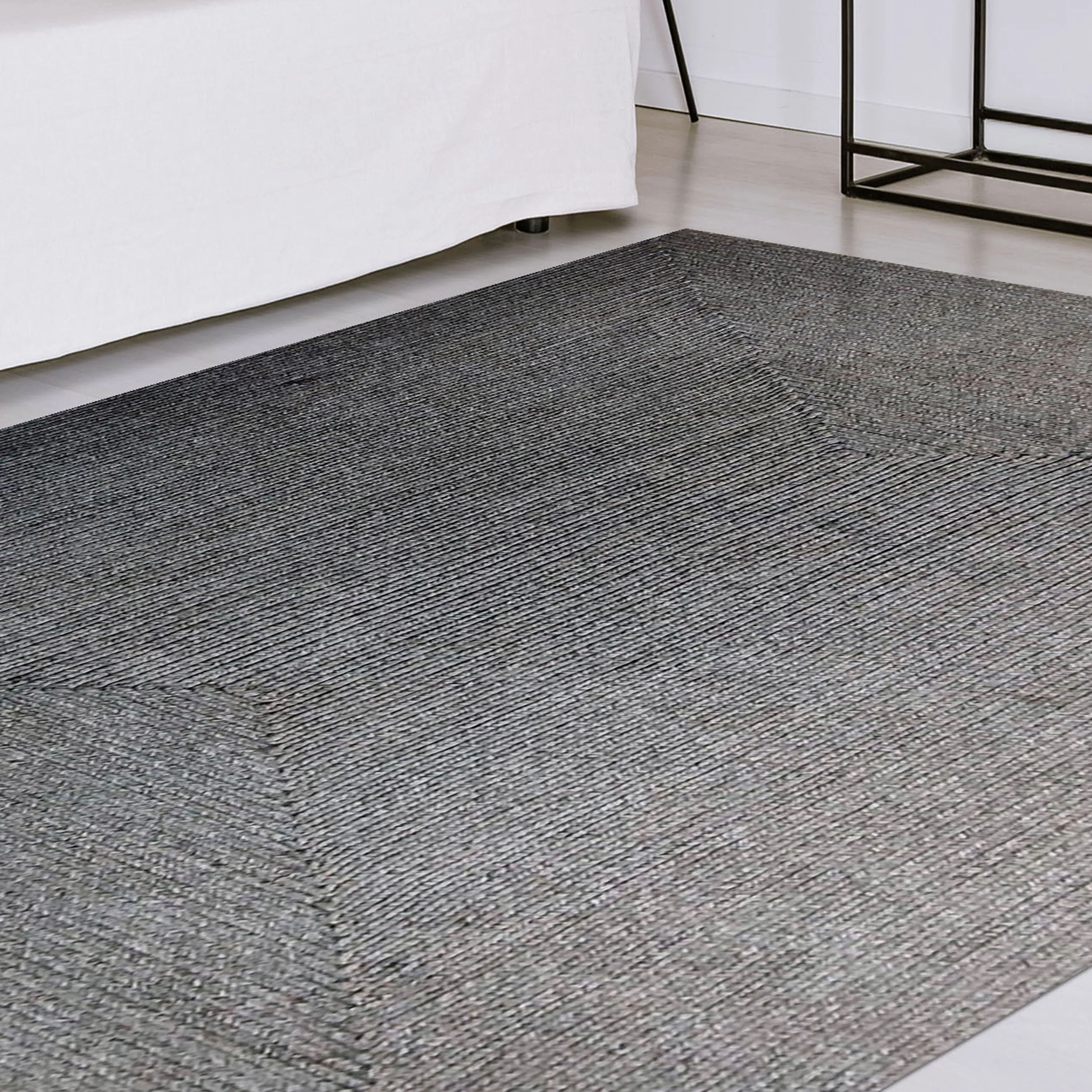 Superior Reversible Solid Modern Rustic Braided Indoor/ Outdoor Area Rug
