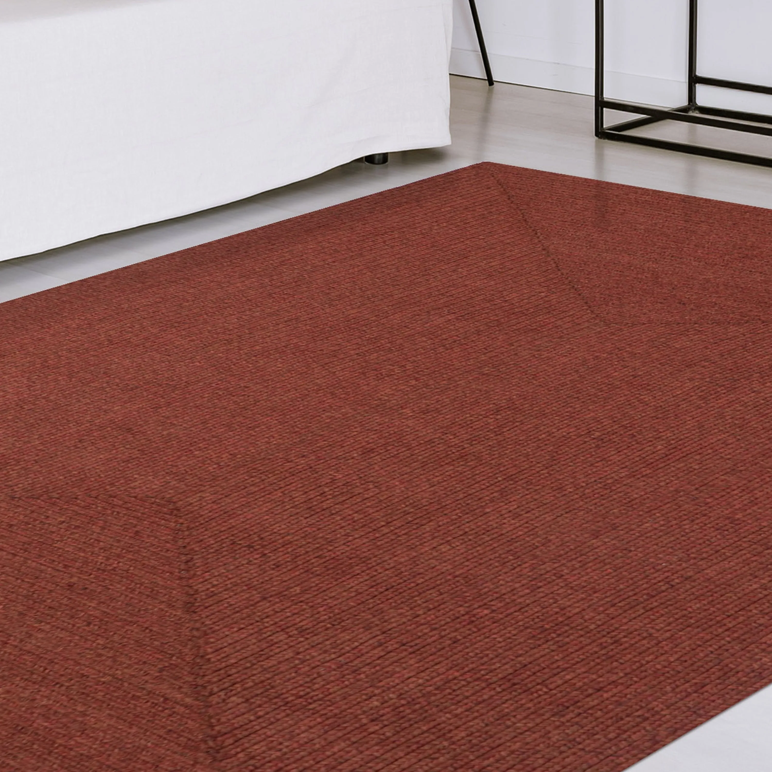Superior Reversible Solid Modern Rustic Braided Indoor/ Outdoor Area Rug