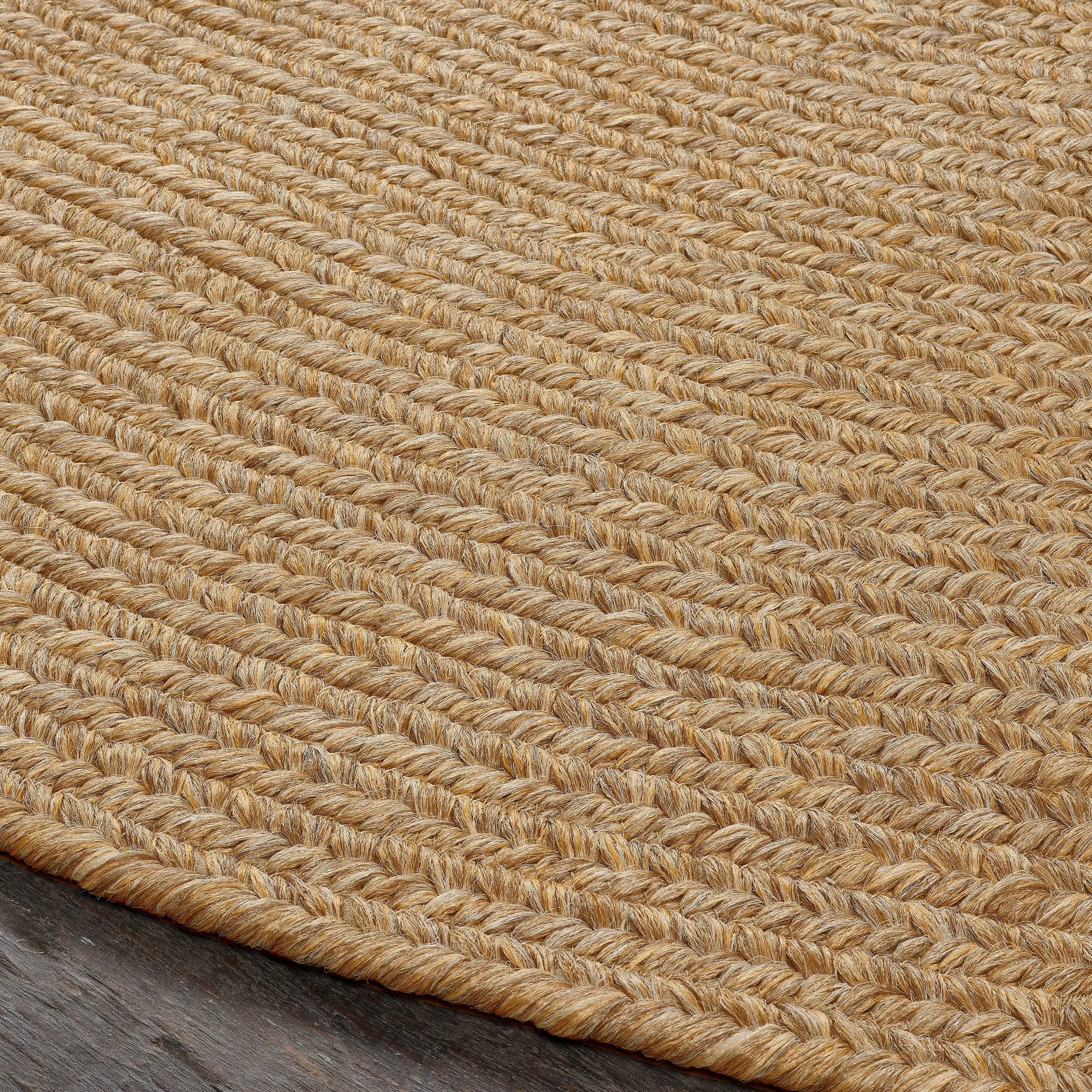 Superior Reversible Solid Modern Rustic Braided Indoor/ Outdoor Area Rug