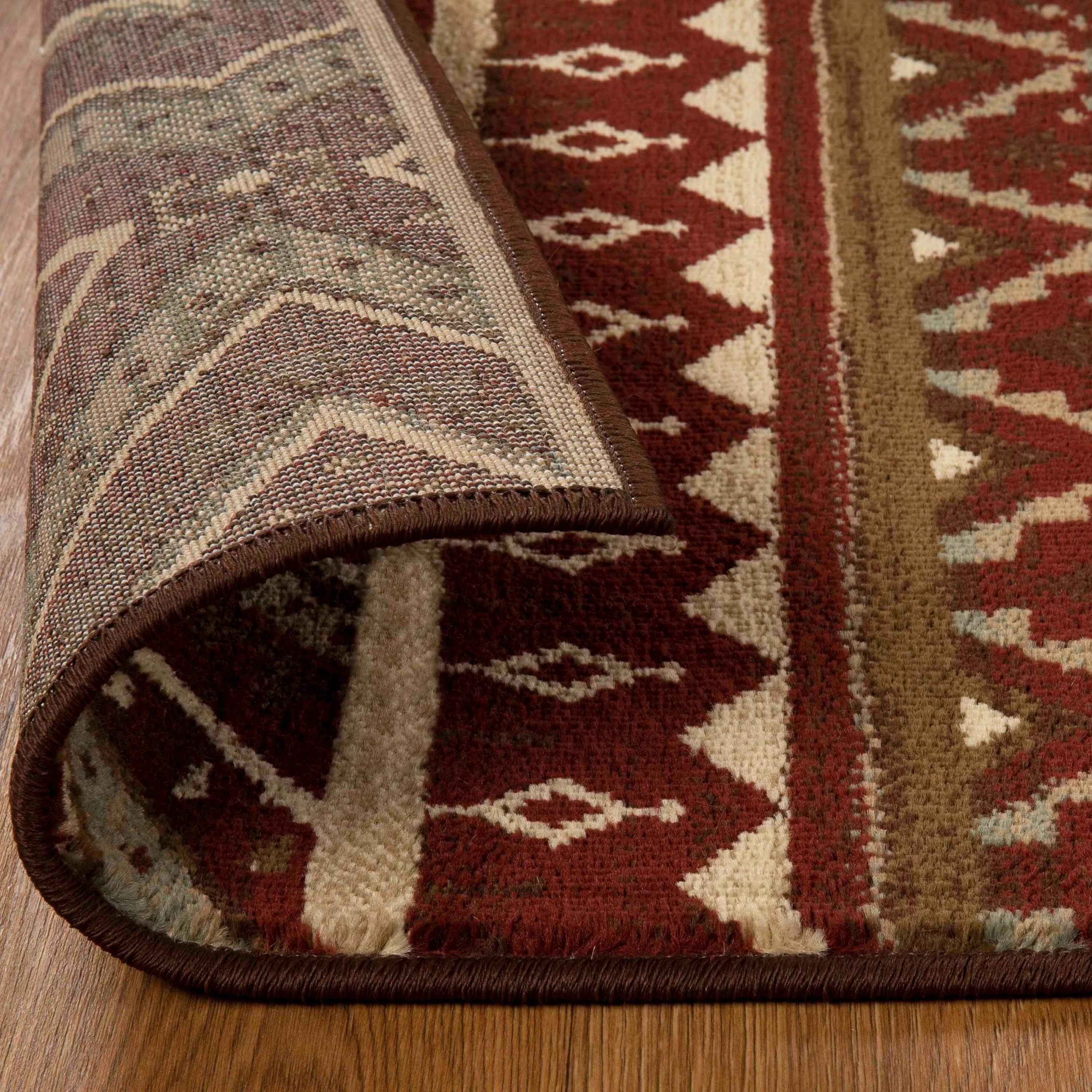 Superior Southwestern Rustic Medallion PowerLoomed Indoor Area Rug