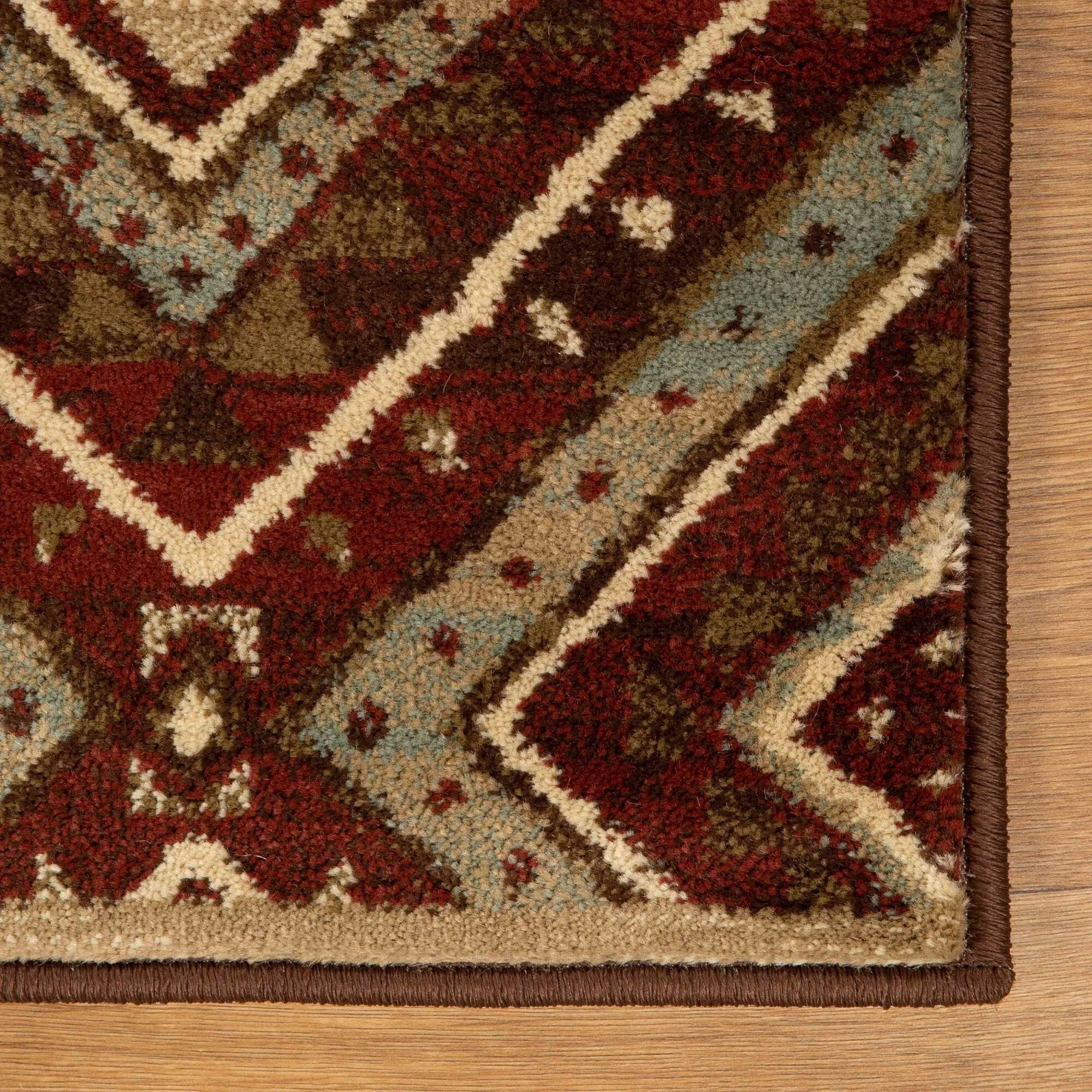 Superior Southwestern Rustic Medallion PowerLoomed Indoor Area Rug
