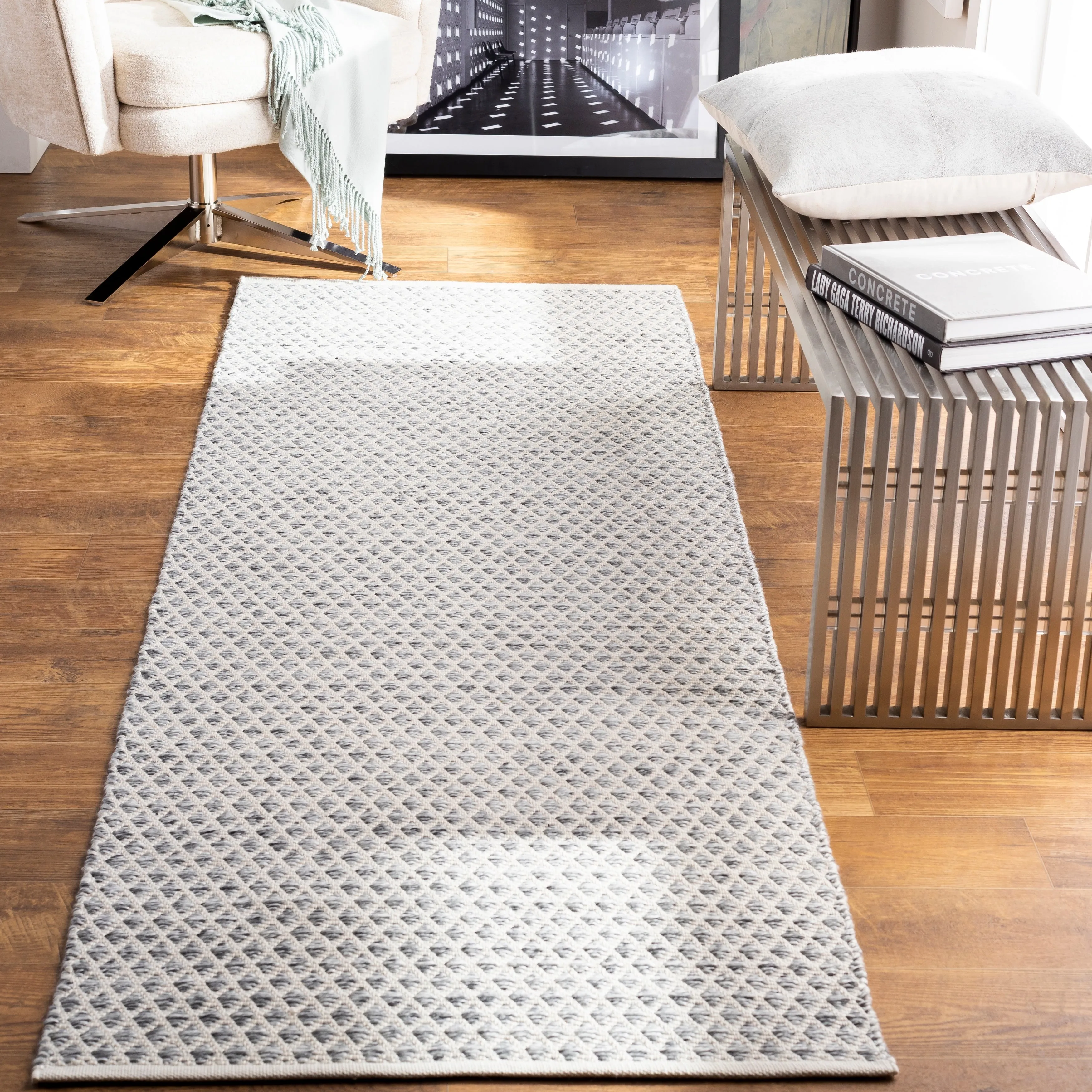 Surya Betsie Handmade Indoor / Outdoor Nordic Trellis Area Rug