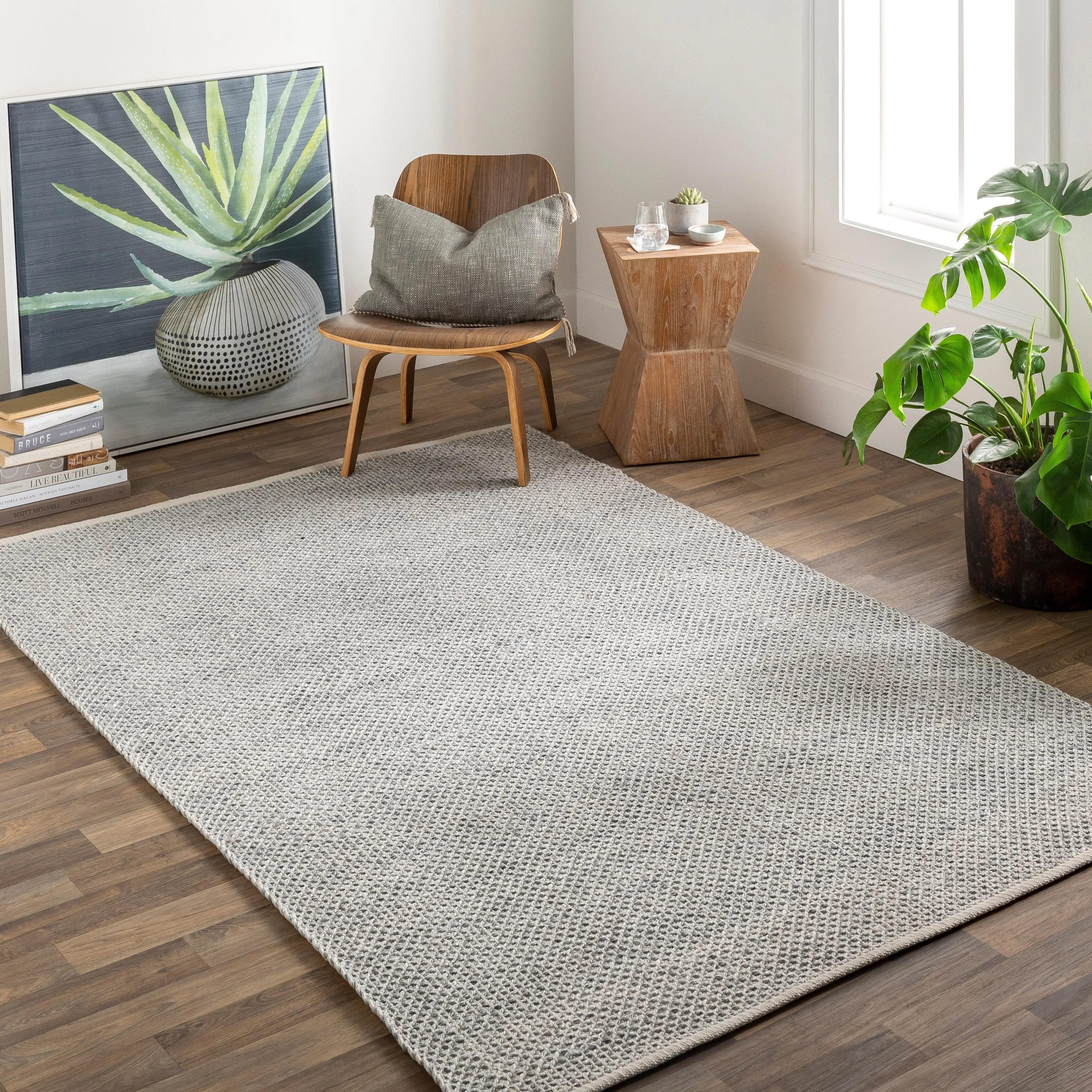 Surya Lordes Handmade Indoor / Outdoor Farmhouse Area Rug