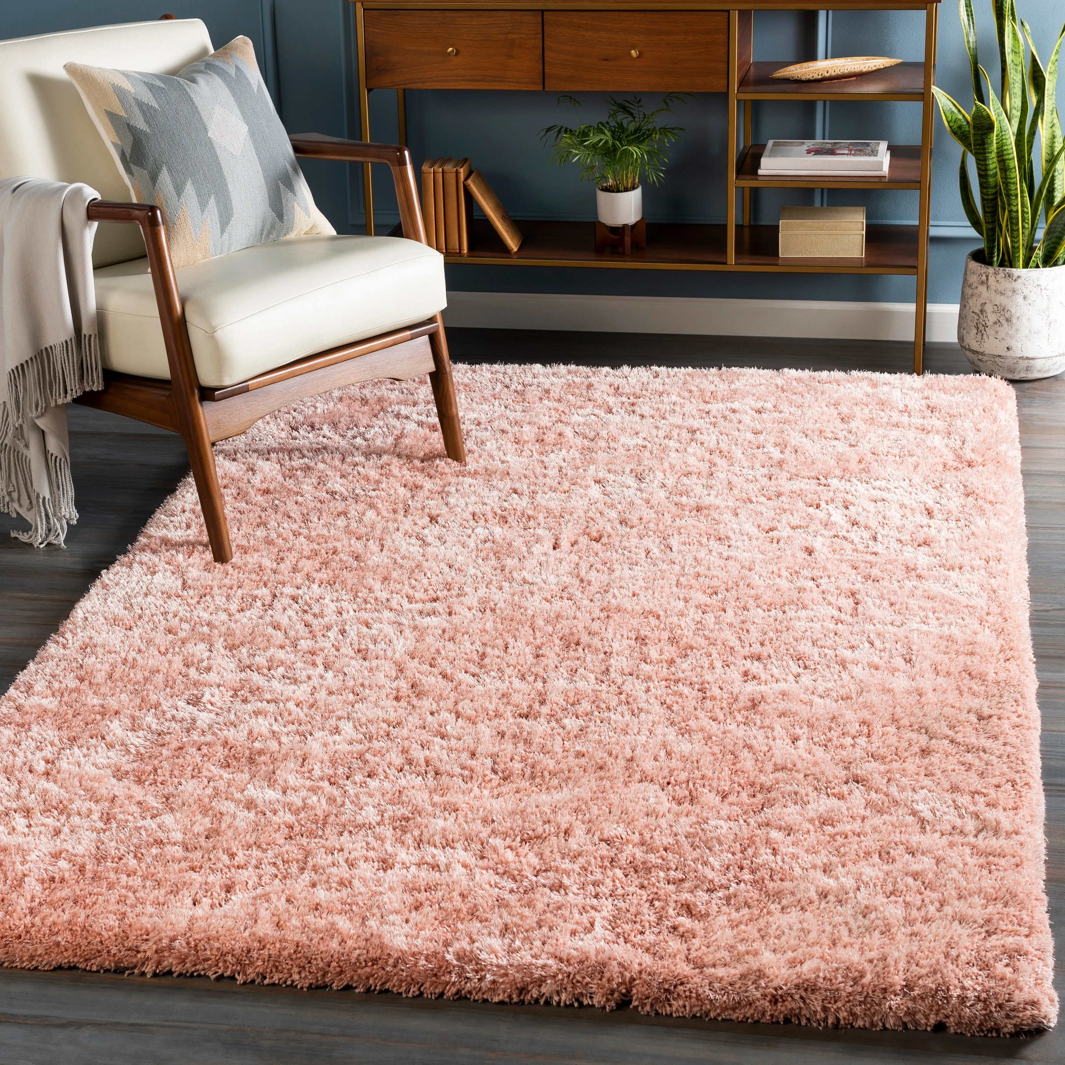 Surya Taro Hand-woven Super Soft Shag Area Rug