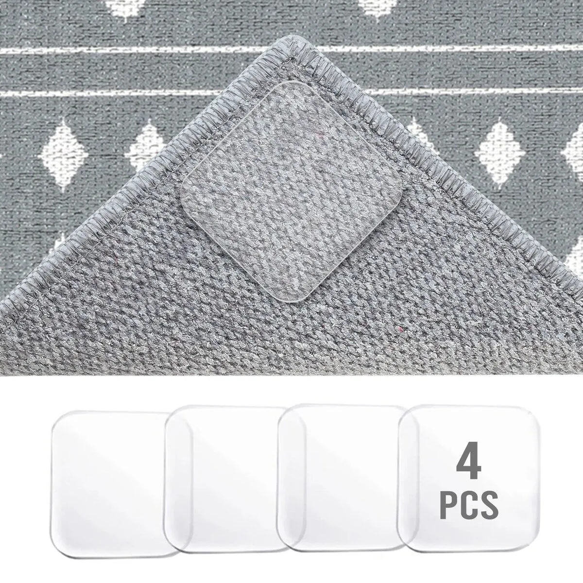 Sussexhome Heavy Duty Ultra Thin Non Slip Washable Cotton Indoor Rug - 2' x 3'
