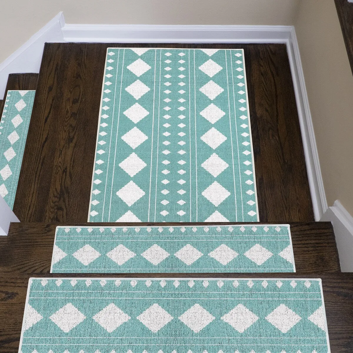 Sussexhome Heavy Duty Ultra Thin Non Slip Washable Cotton Indoor Rug - 2' x 3'