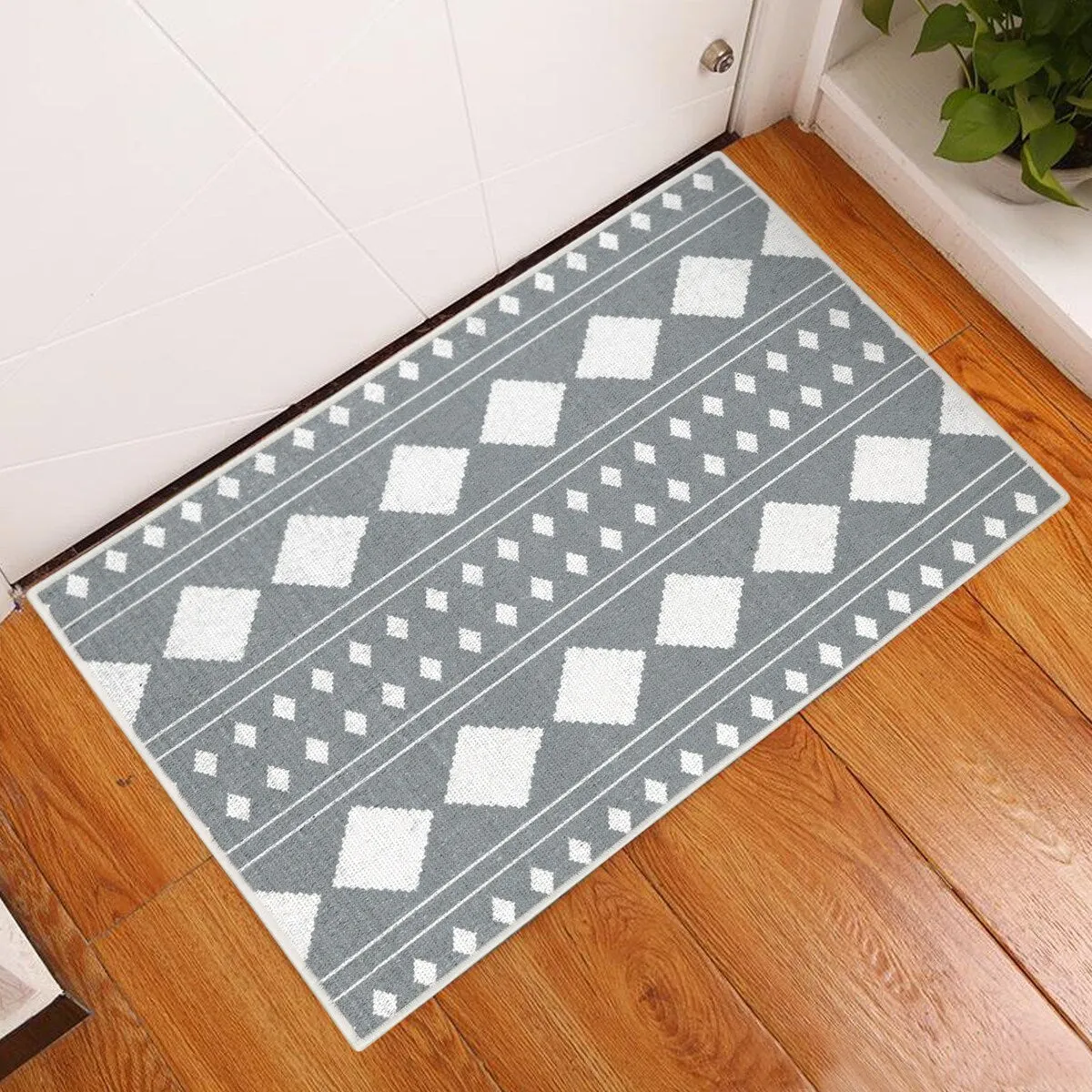 Sussexhome Heavy Duty Ultra Thin Non Slip Washable Cotton Indoor Rug - 2' x 3'
