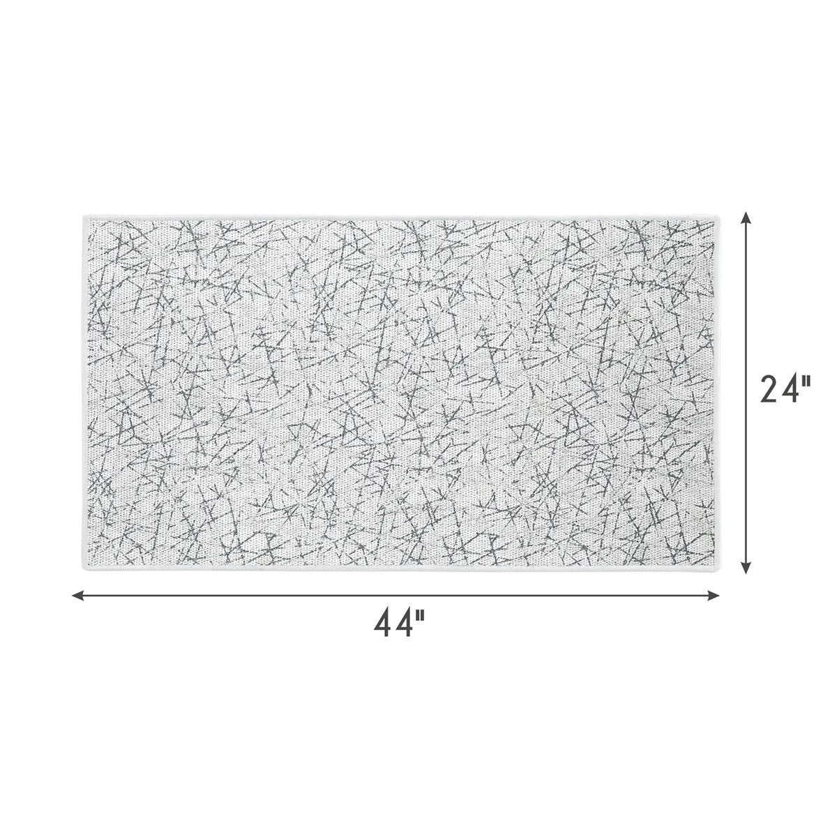 SussexHome Non-Skid Ultra-Thin Area Rugs for Laundry Room. Entryway. Bathroom and Kitchen - Washable Multipurpose Floor Mat
