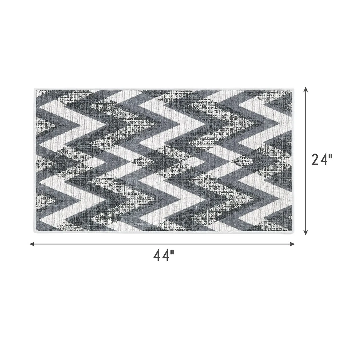 SussexHome Non-Skid Ultra-Thin Area Rugs for Laundry Room. Entryway. Bathroom and Kitchen - Washable Multipurpose Floor Mat