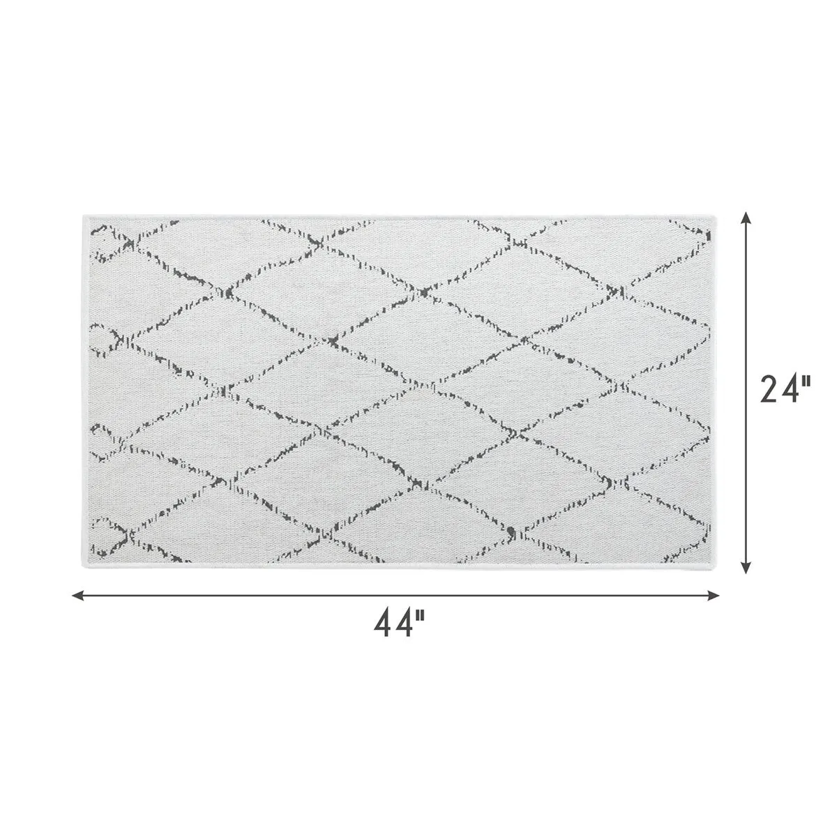 SussexHome Non-Skid Ultra-Thin Area Rugs for Laundry Room. Entryway. Bathroom and Kitchen - Washable Multipurpose Floor Mat