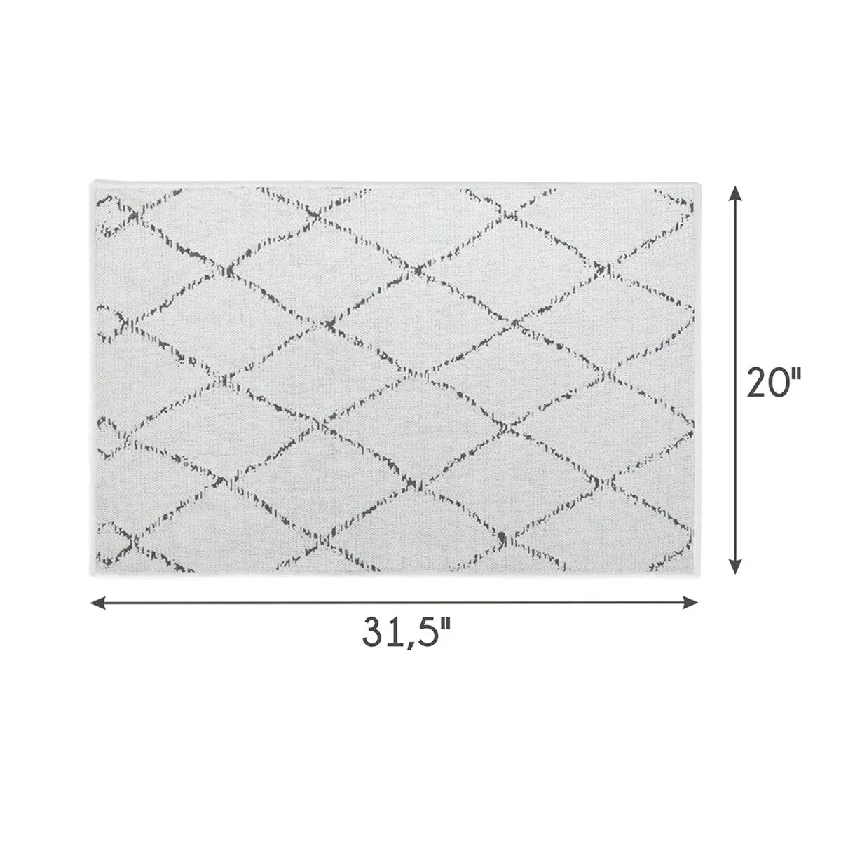 SussexHome Non-Skid Ultra-Thin Area Rugs for Laundry Room. Entryway. Bathroom and Kitchen - Washable Multipurpose Floor Mat