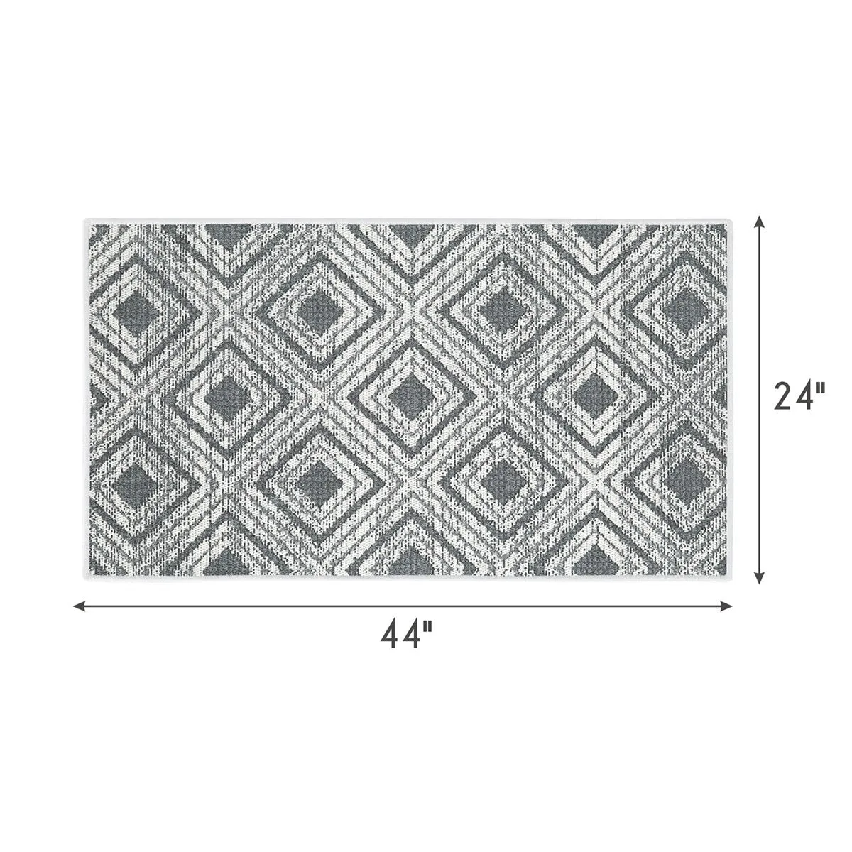 SussexHome Non-Skid Ultra-Thin Area Rugs for Laundry Room. Entryway. Bathroom and Kitchen - Washable Multipurpose Floor Mat
