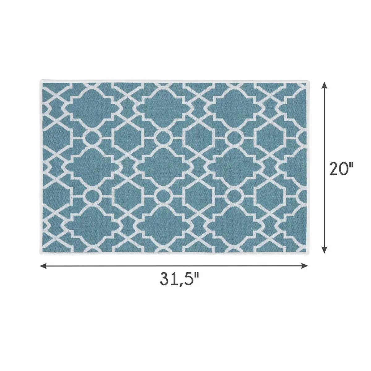 SussexHome Non-Skid Ultra-Thin Area Rugs for Laundry Room. Entryway. Bathroom and Kitchen - Washable Multipurpose Floor Mat