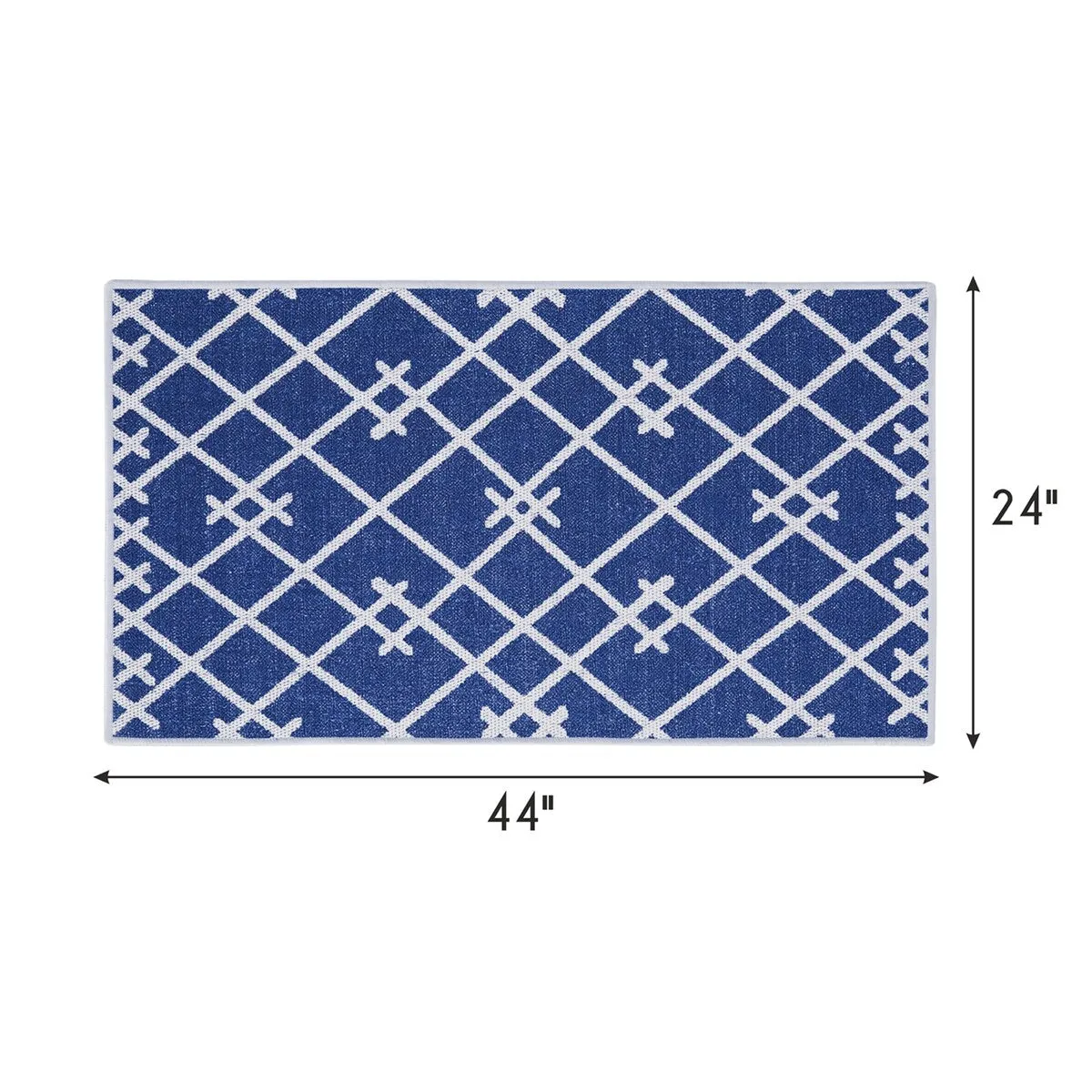 SussexHome Non-Skid Ultra-Thin Area Rugs for Laundry Room. Entryway. Bathroom and Kitchen - Washable Multipurpose Floor Mat