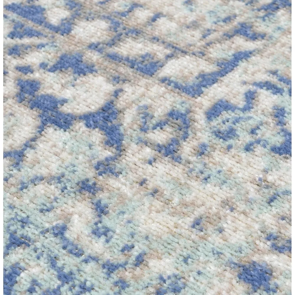 The Curated Nomad Ingleside Cerulean Vintage Transitional Rug
