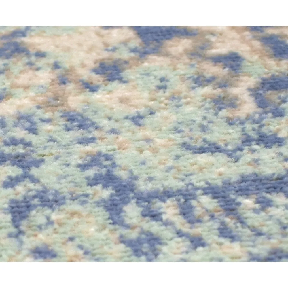 The Curated Nomad Ingleside Cerulean Vintage Transitional Rug