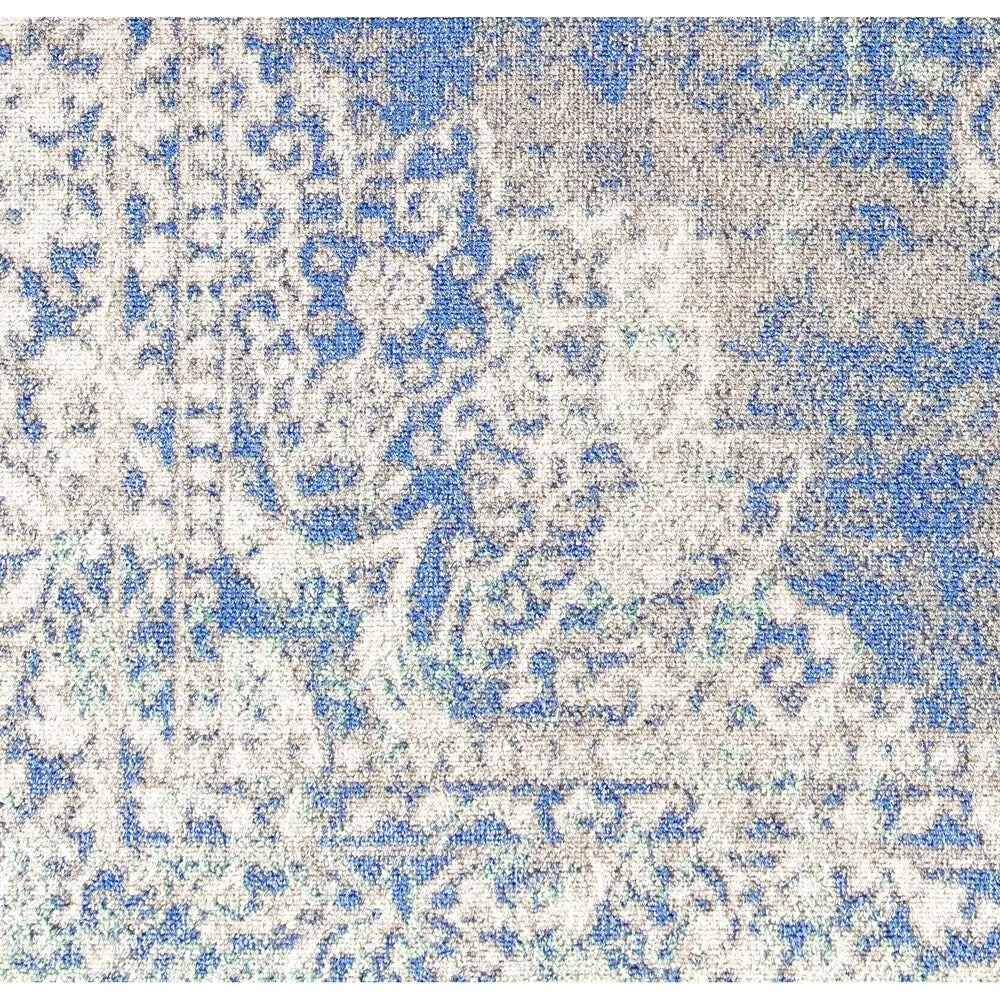 The Curated Nomad Ingleside Cerulean Vintage Transitional Rug