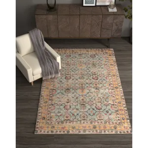 The Curated Nomad Lamartine Hand-woven Jute Floral Medallion Area Rug