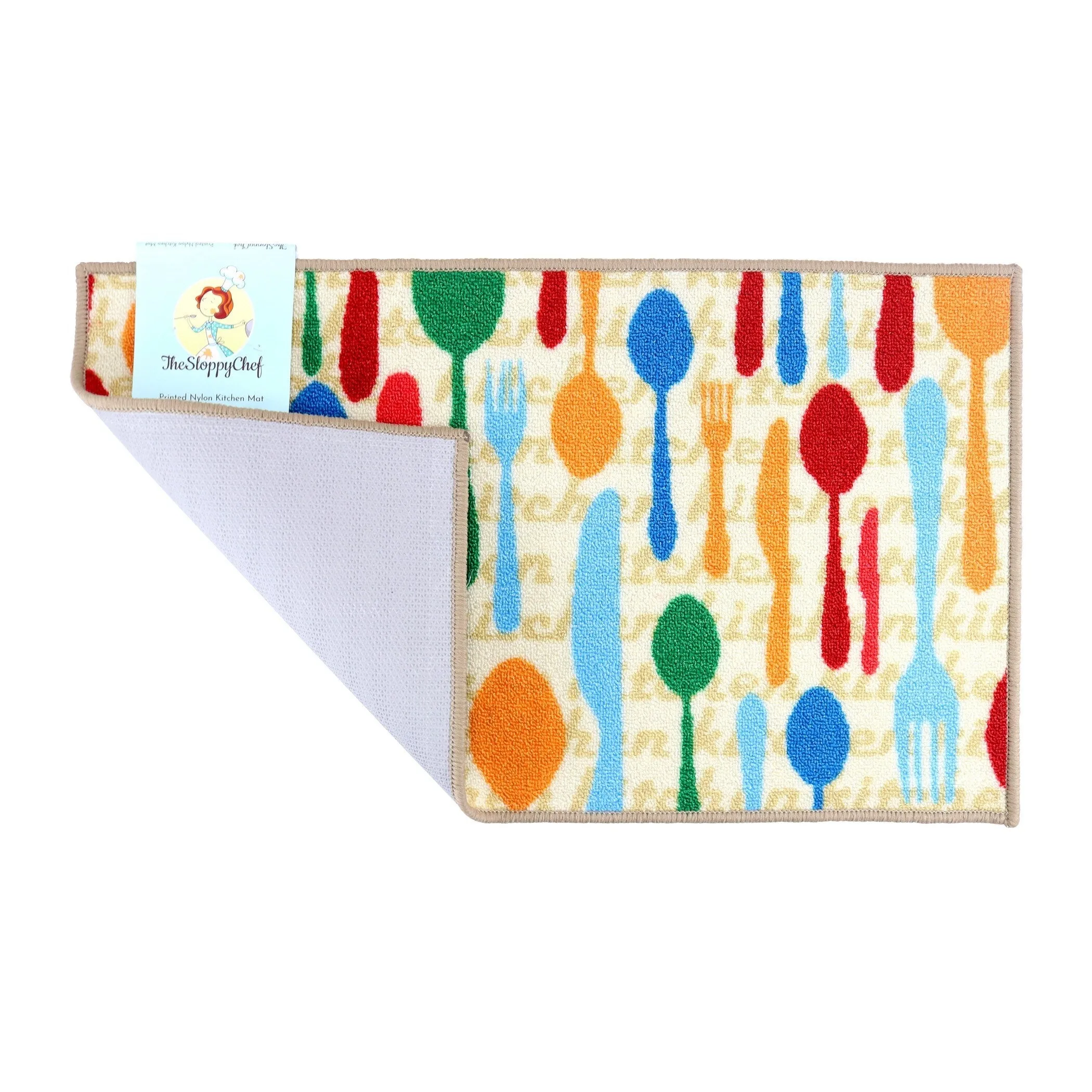 The Sloppy Chef Printed Kitchen Rug - 18x30