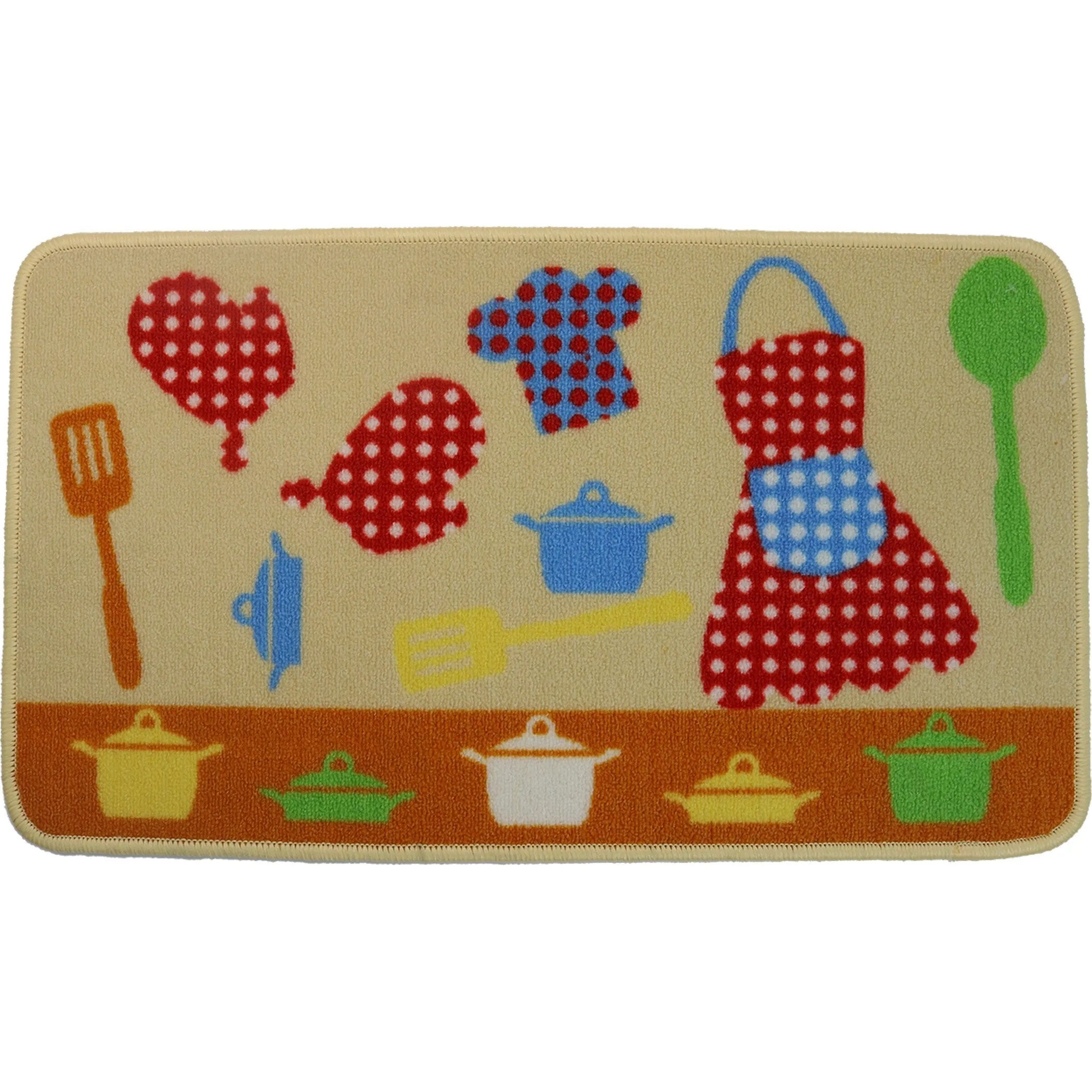 The Sloppy Chef Printed Kitchen Rug - 18x30