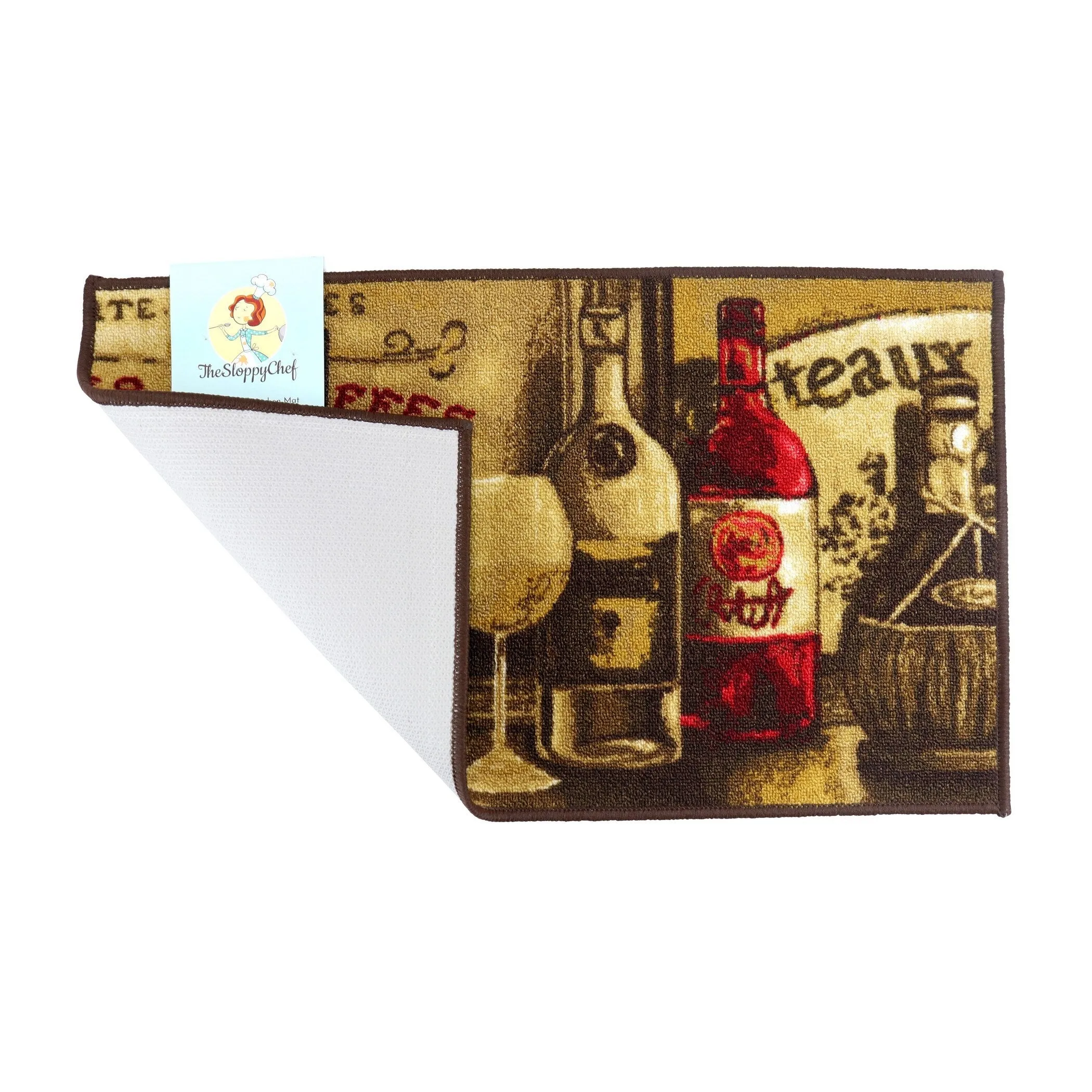 The Sloppy Chef Printed Kitchen Rug - 18x30