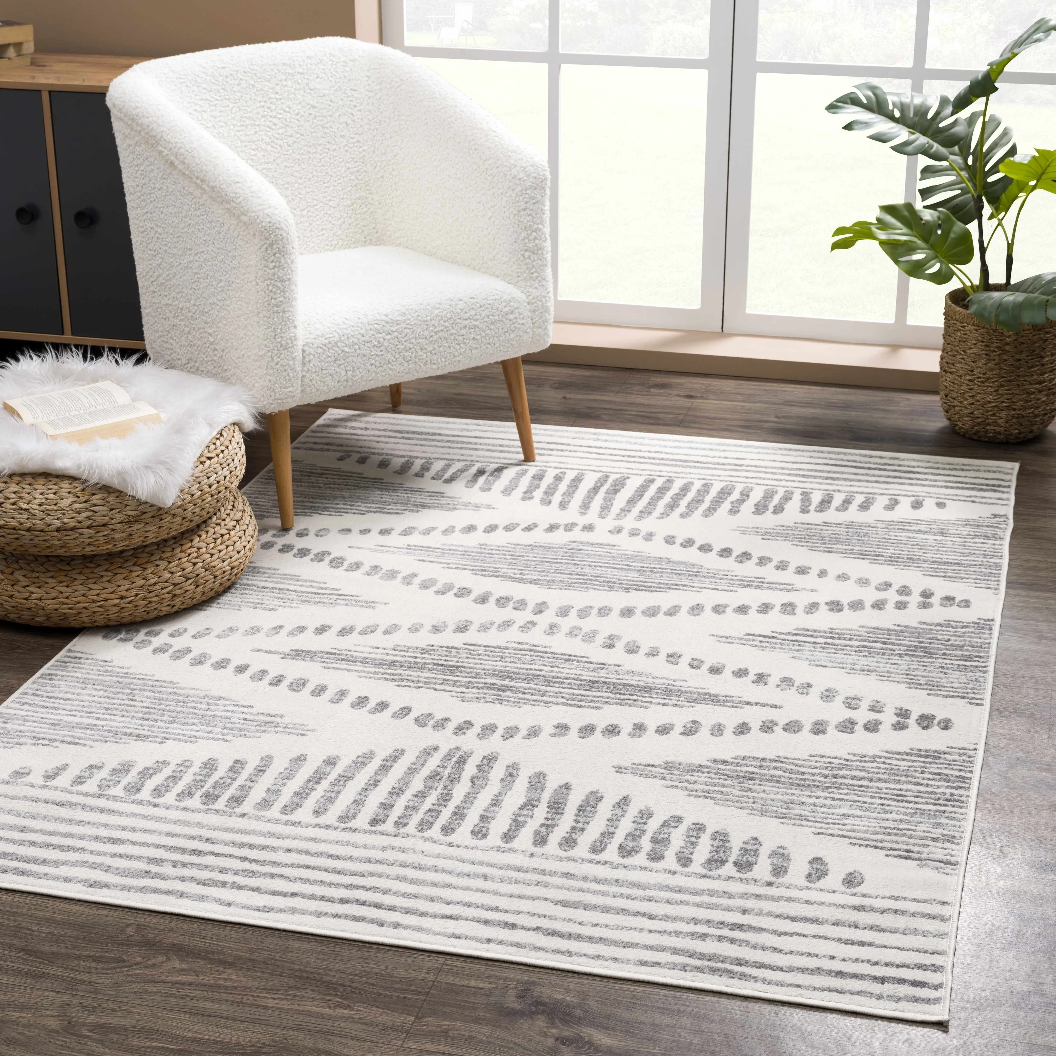 Tigris Nikea Southwestern Bohemian Farmhouse Area Rug