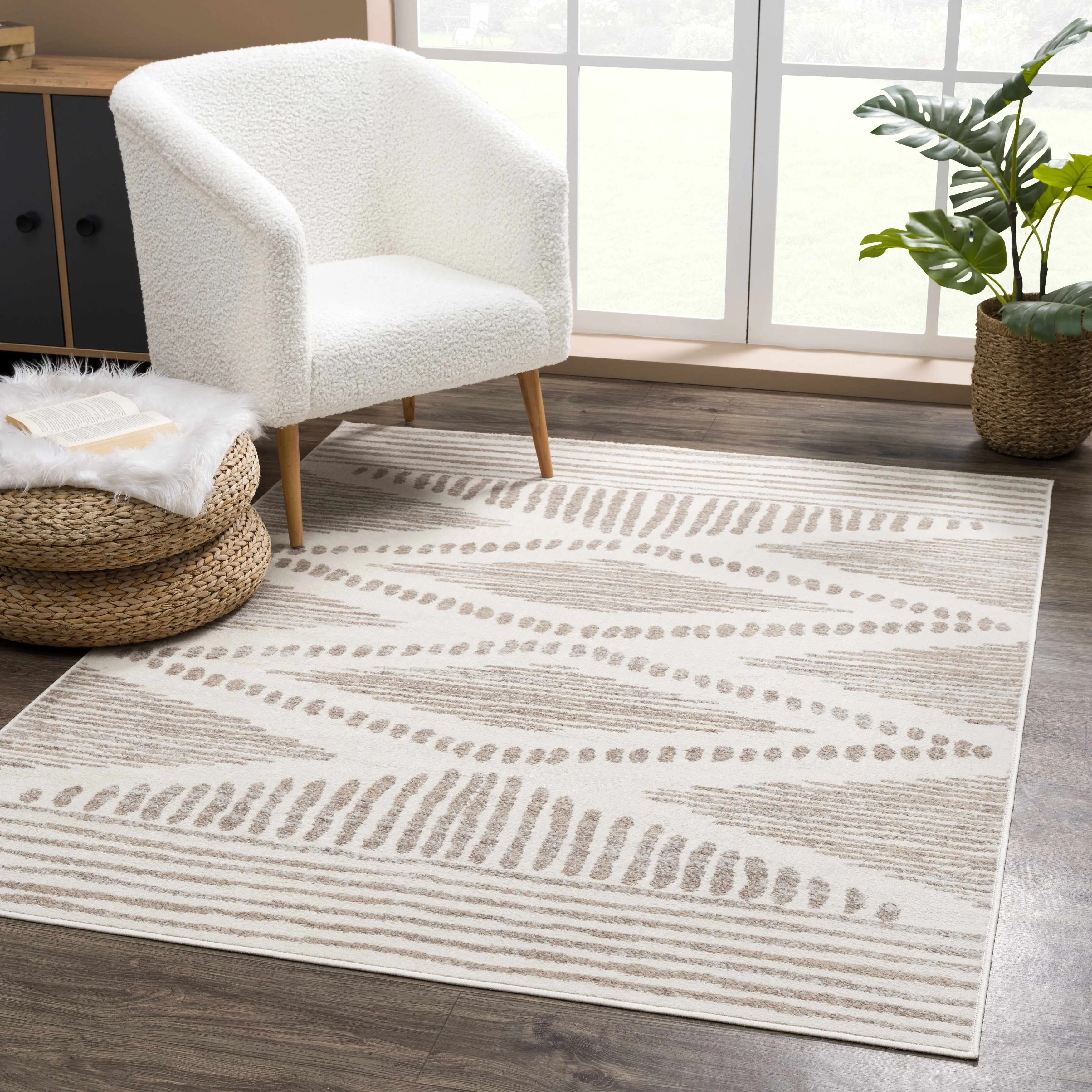 Tigris Nikea Southwestern Bohemian Farmhouse Area Rug