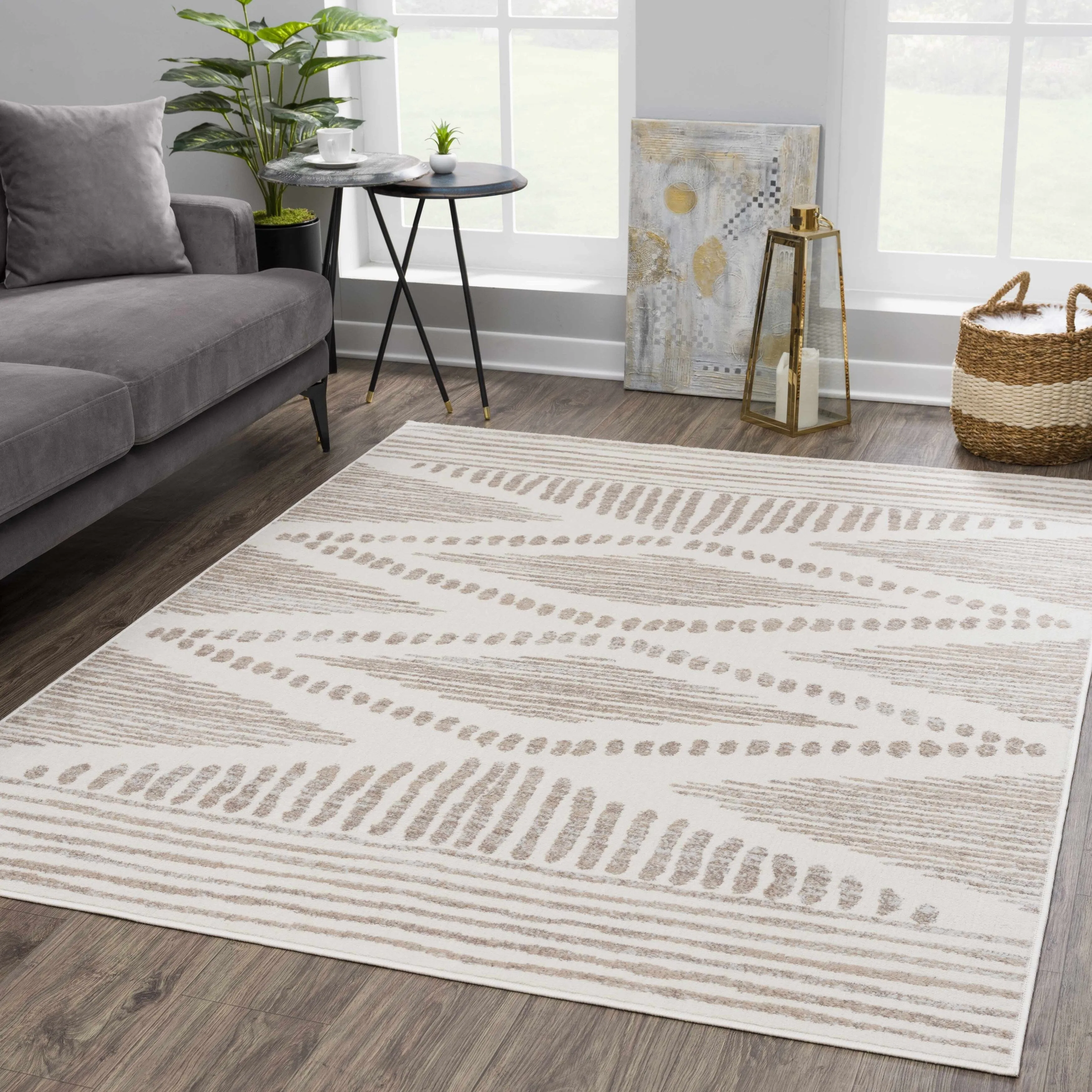 Tigris Nikea Southwestern Bohemian Farmhouse Area Rug
