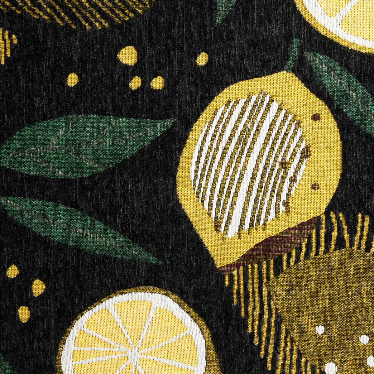 TOWN & COUNTRY LUXE Livie Fresh Lemon Everwash Washable Non-Slip Backing Kitchen Mat
