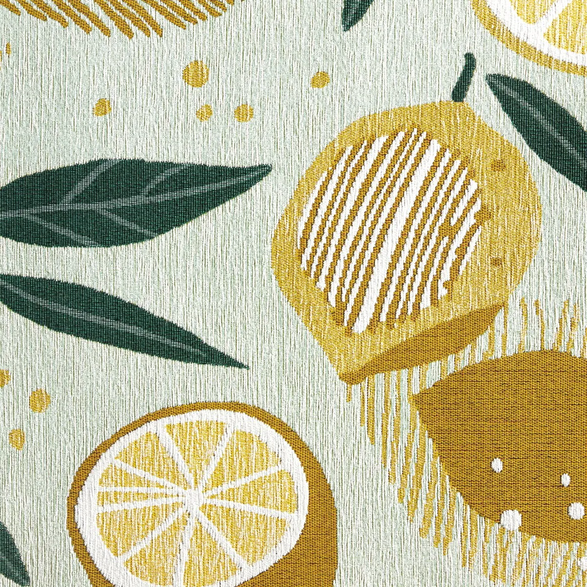 TOWN & COUNTRY LUXE Livie Fresh Lemon Everwash Washable Non-Slip Backing Kitchen Mat