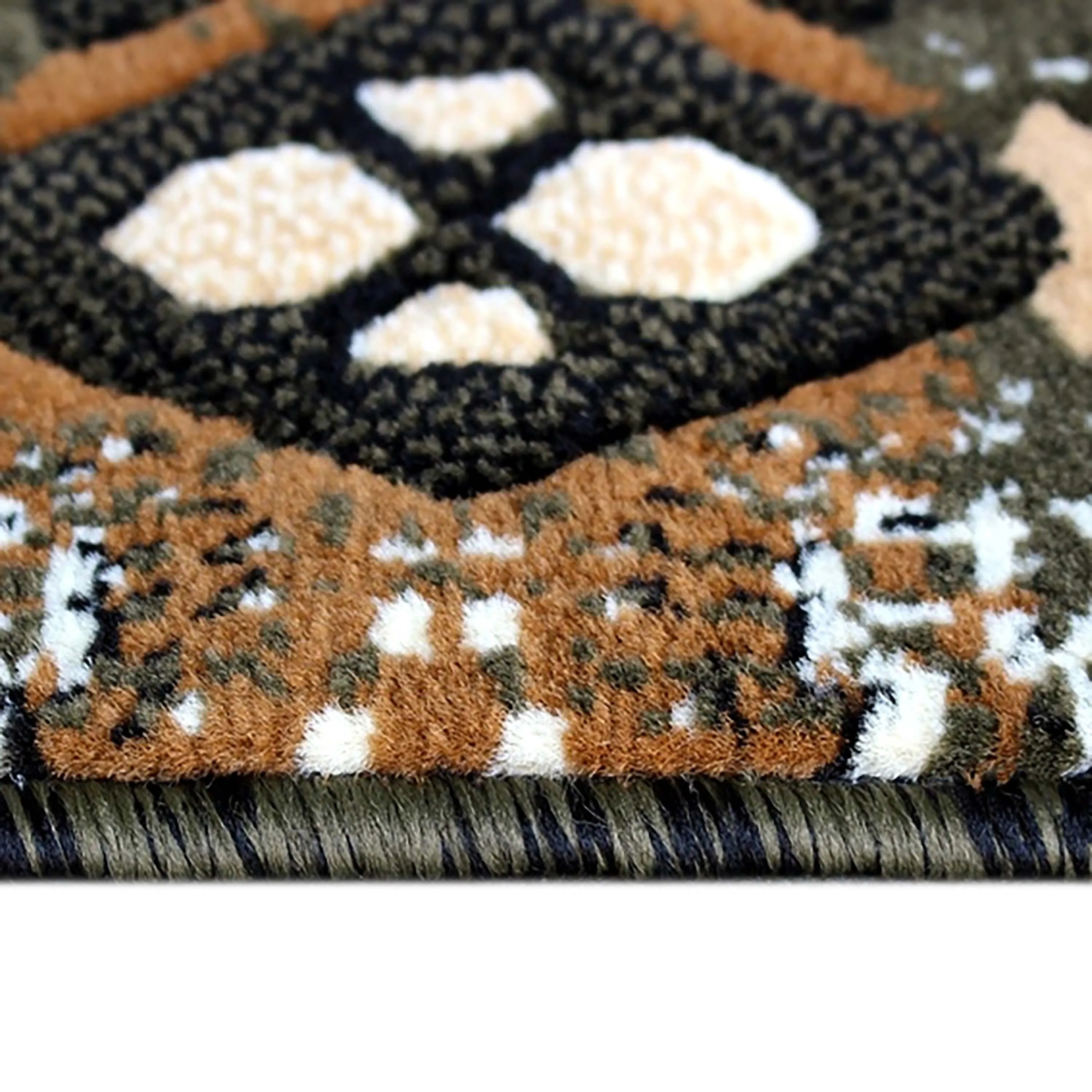 Traditional Southwestern Style Olefin Fiber Geometric Area Rug