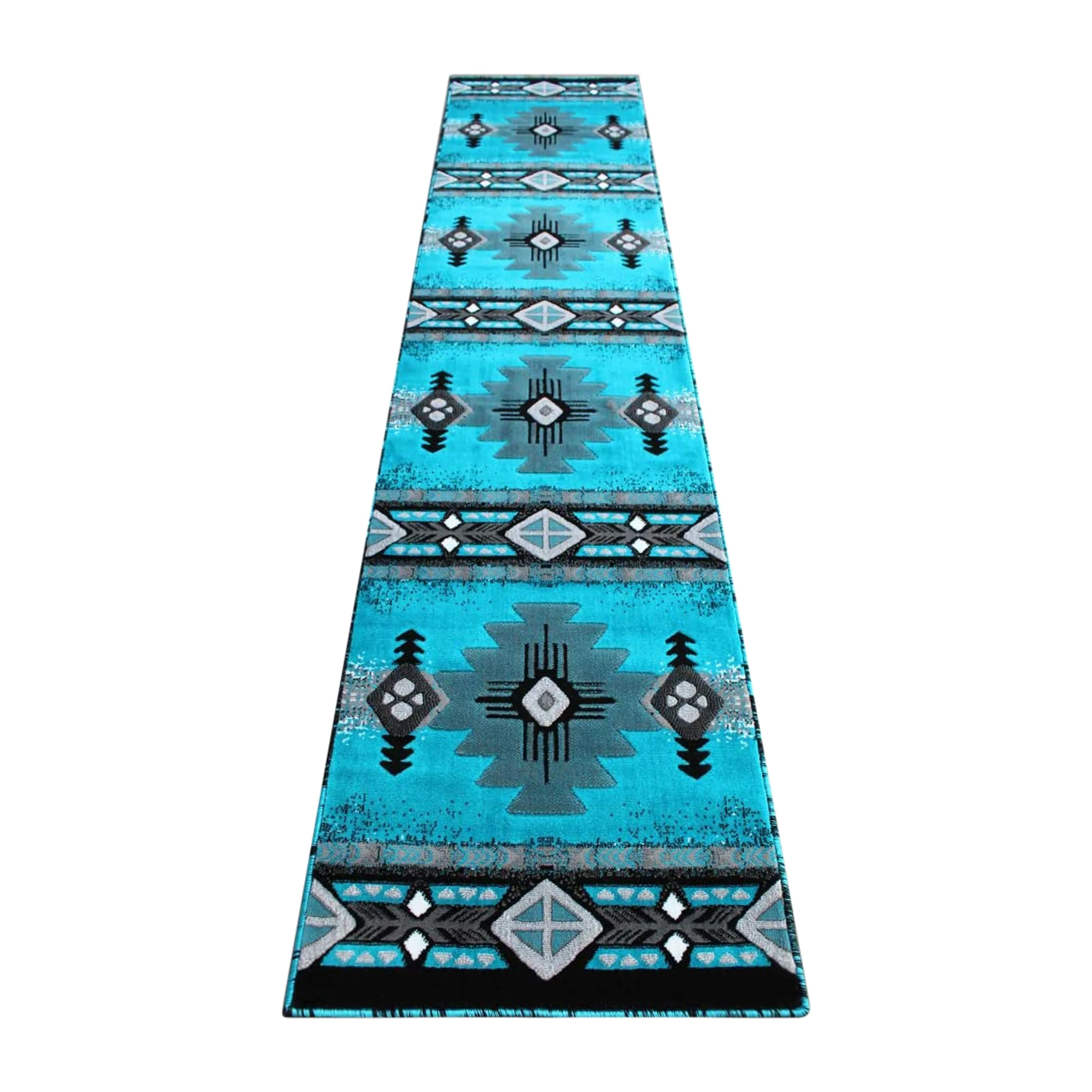Traditional Southwestern Style Olefin Fiber Geometric Area Rug